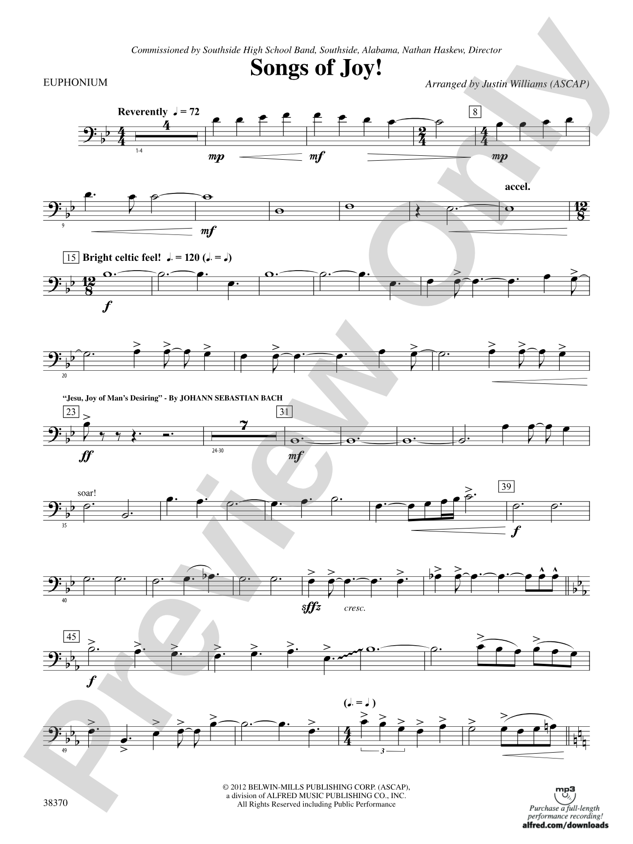 Songs of Joy!: Baritone B.C.