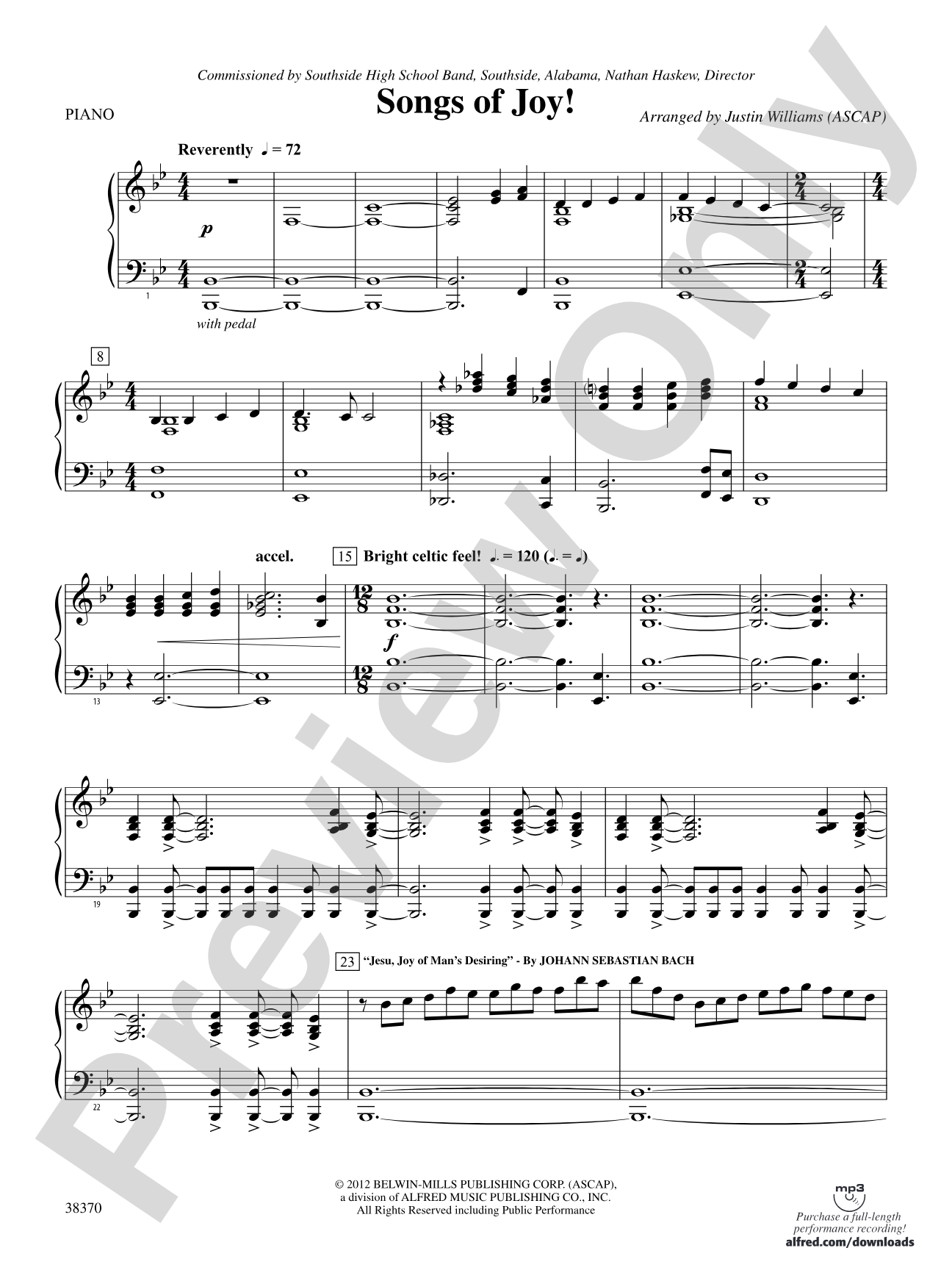 Songs of Joy!: Piano Accompaniment
