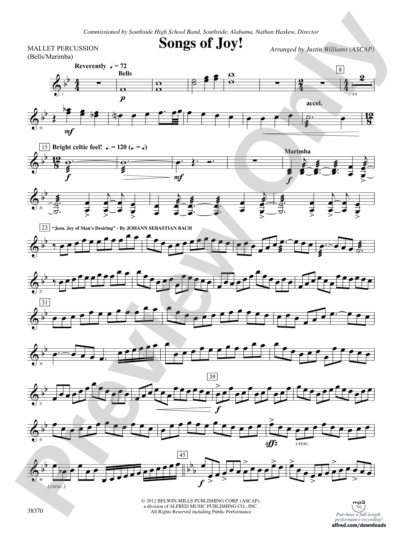 Songs of Joy!: Mallets
