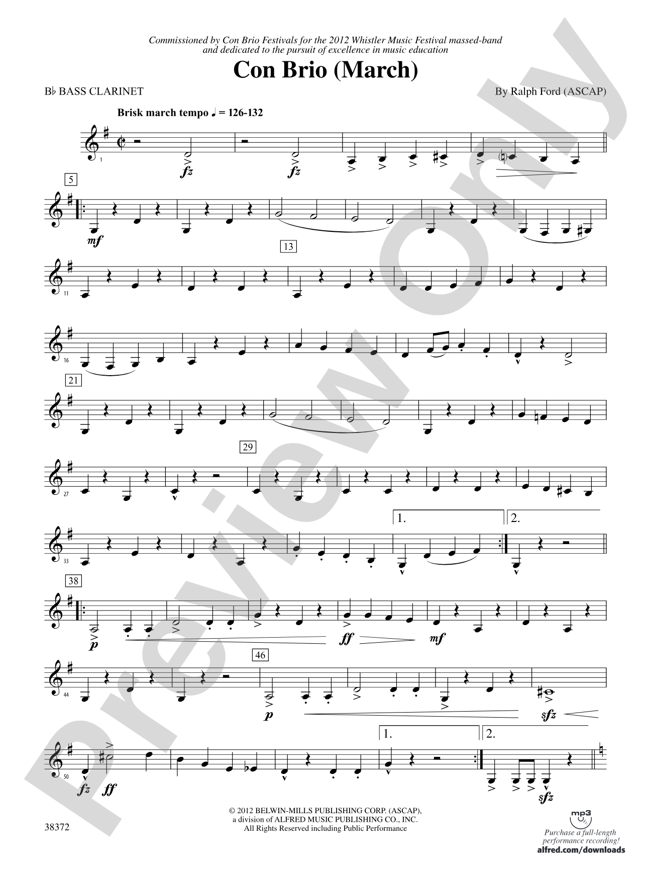 Con Brio: B-flat Bass Clarinet
