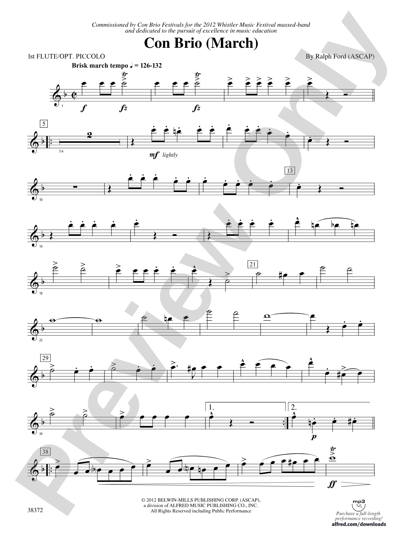 Con Brio: Flute