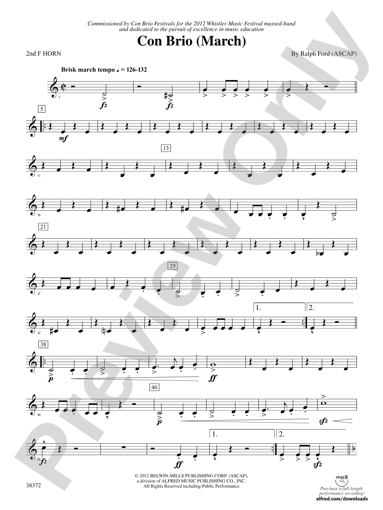 Con Brio: 2nd F Horn
