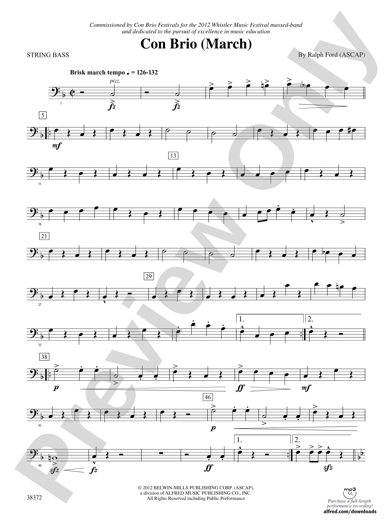 Con Brio: String Bass