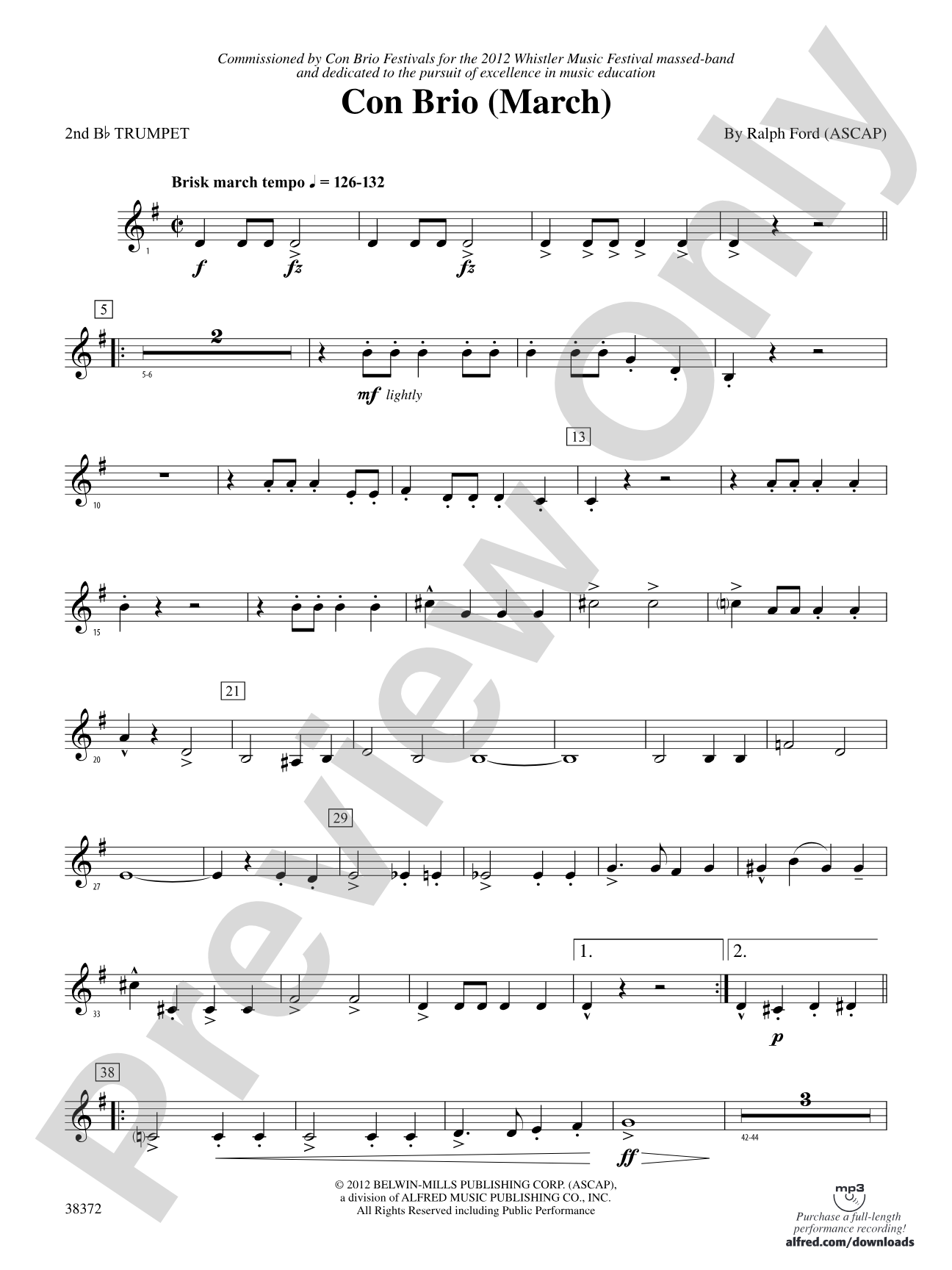 Con Brio: 2nd B-flat Trumpet