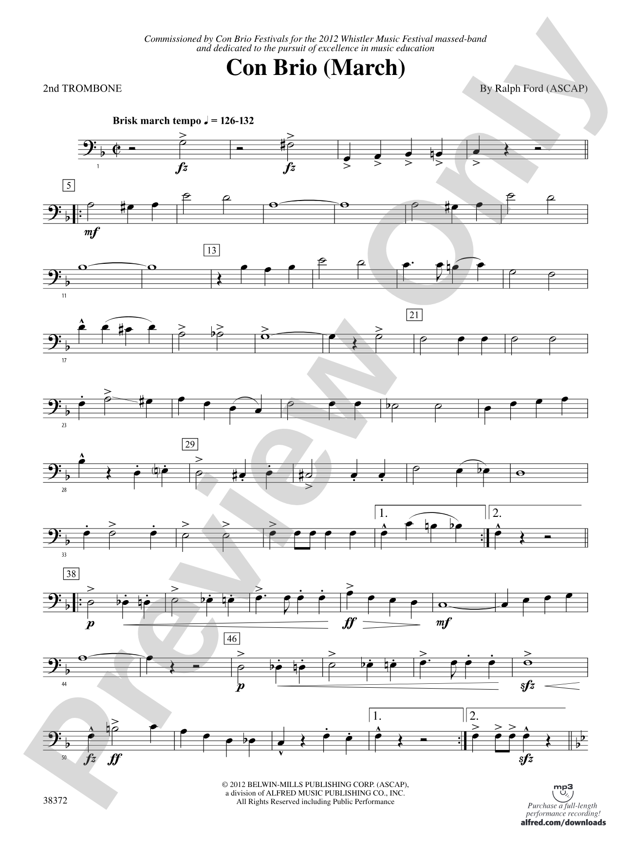 Con Brio: 2nd Trombone