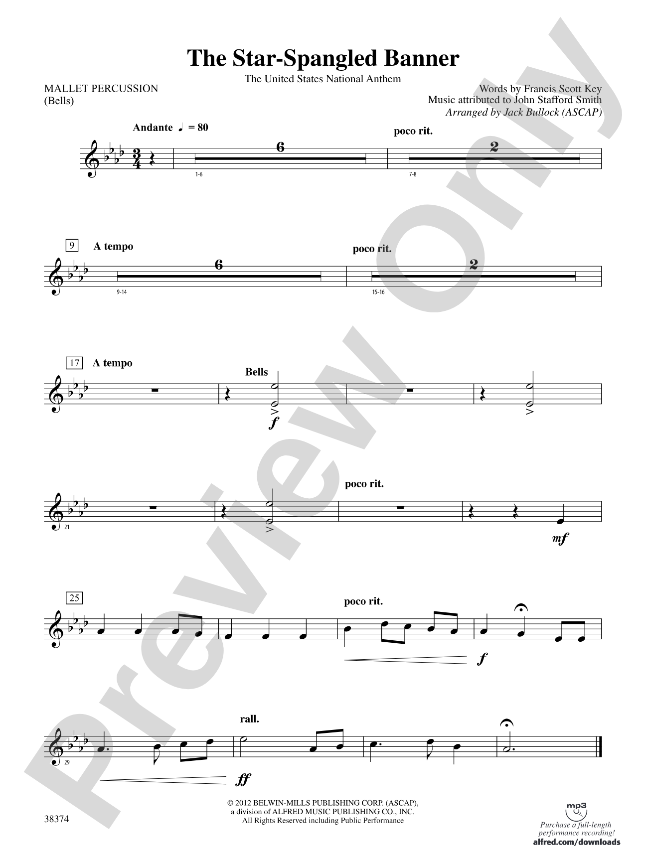 The Star-Spangled Banner: Mallets