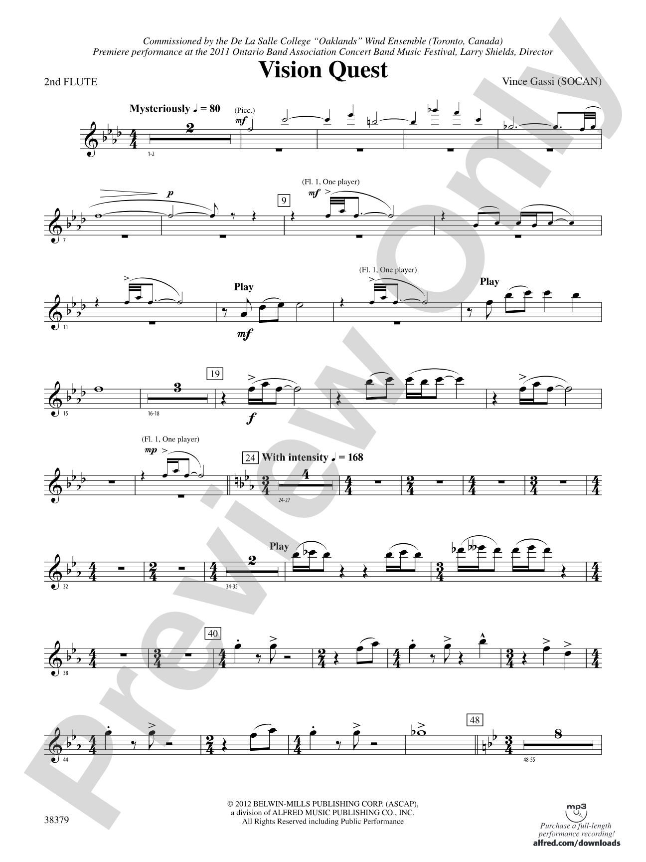 Vision Quest: 2nd Flute