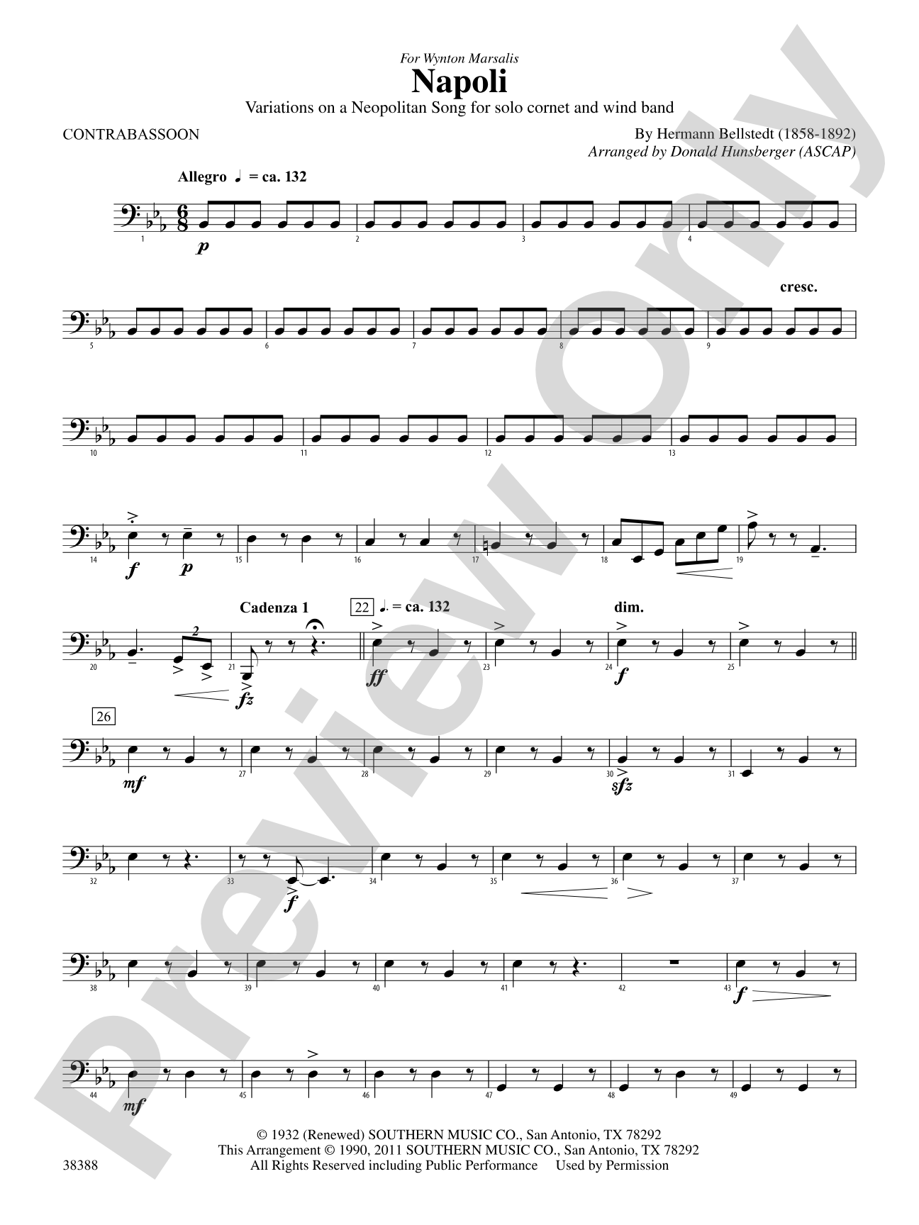 Napoli: Contra Bassoon