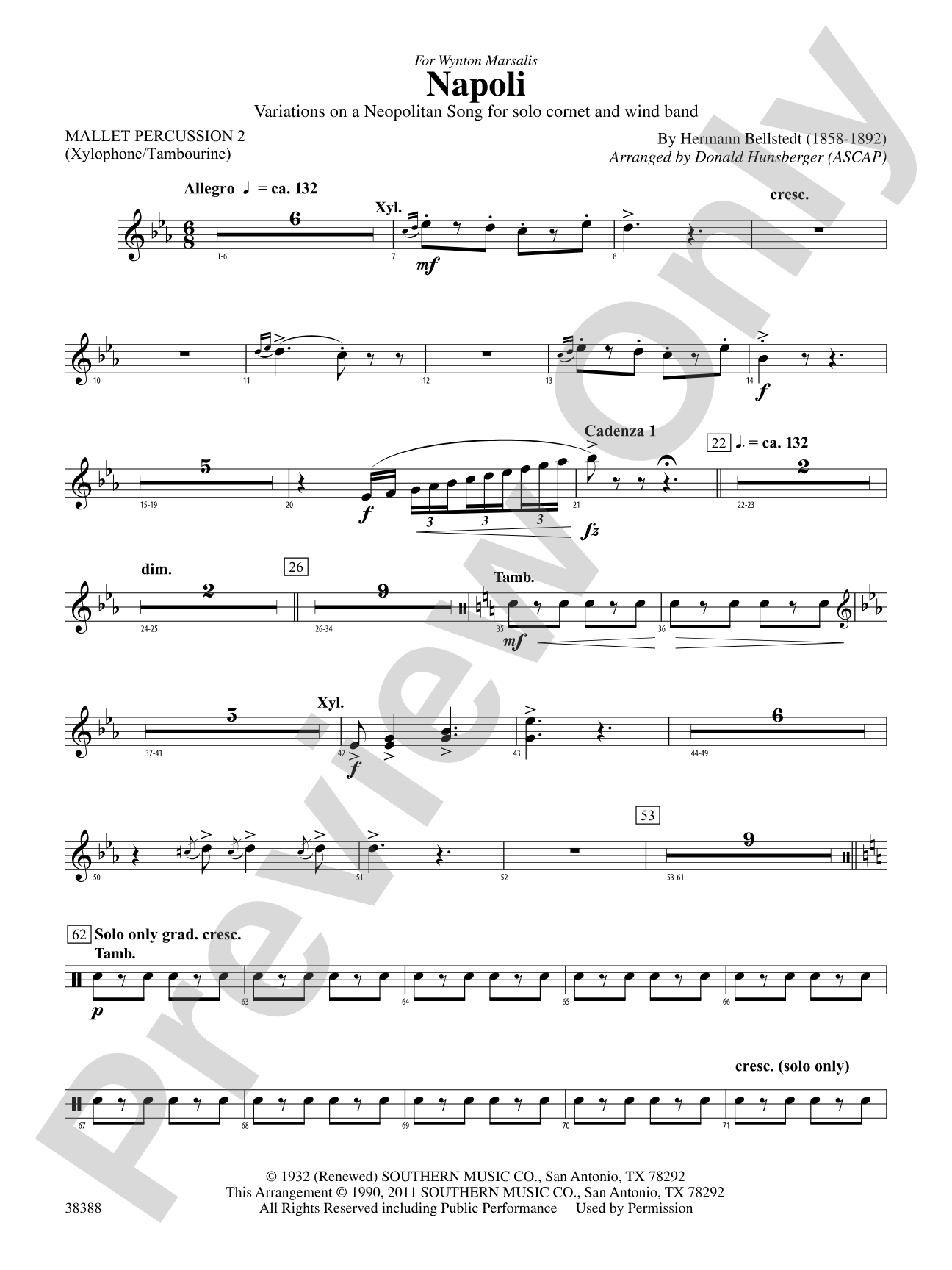 Napoli: 2nd Mallet Percussion