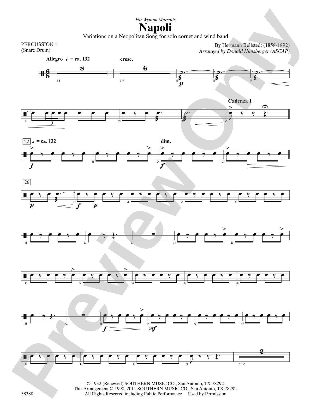 Napoli: 1st Percussion