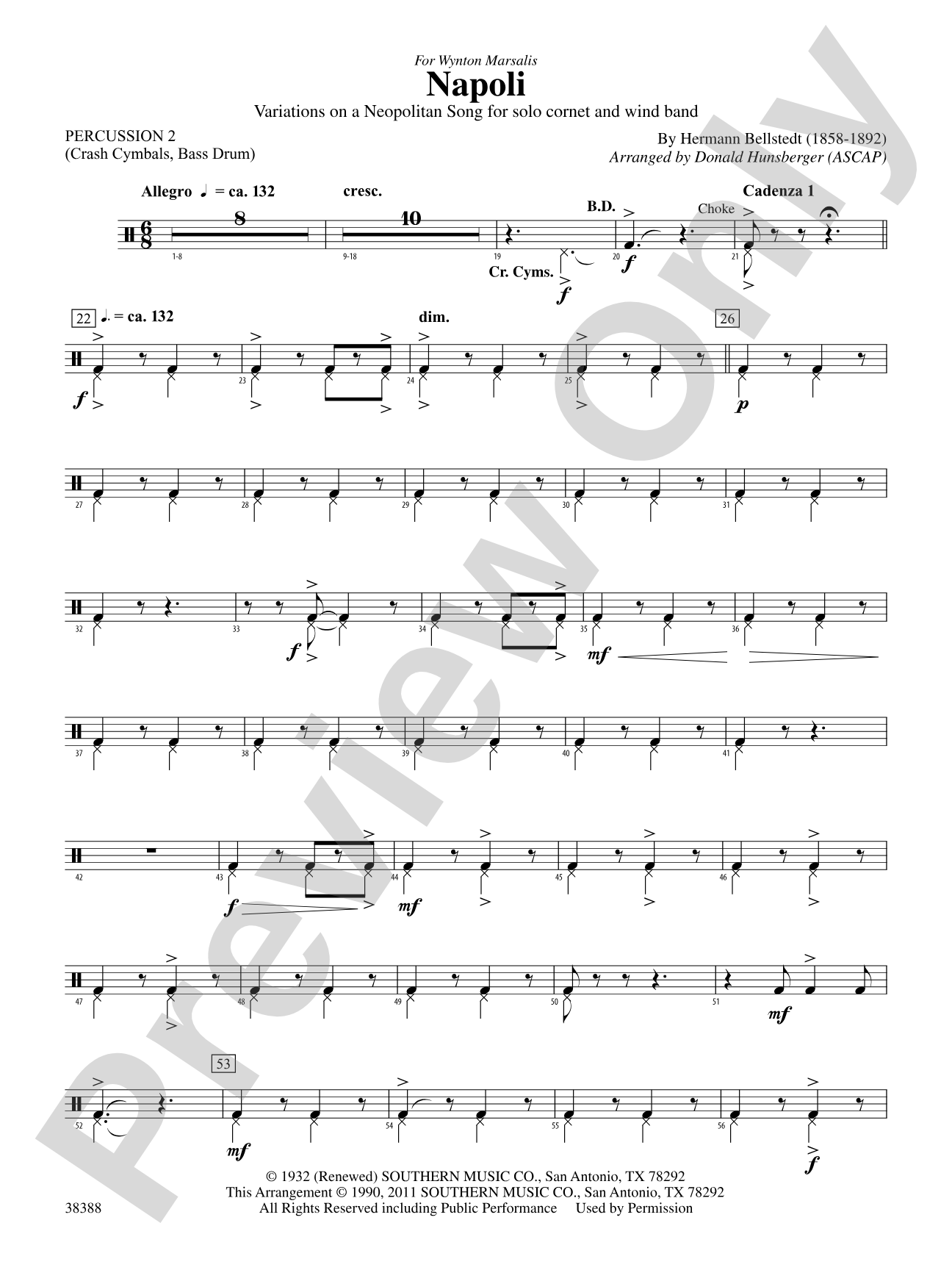 Napoli: 2nd Percussion
