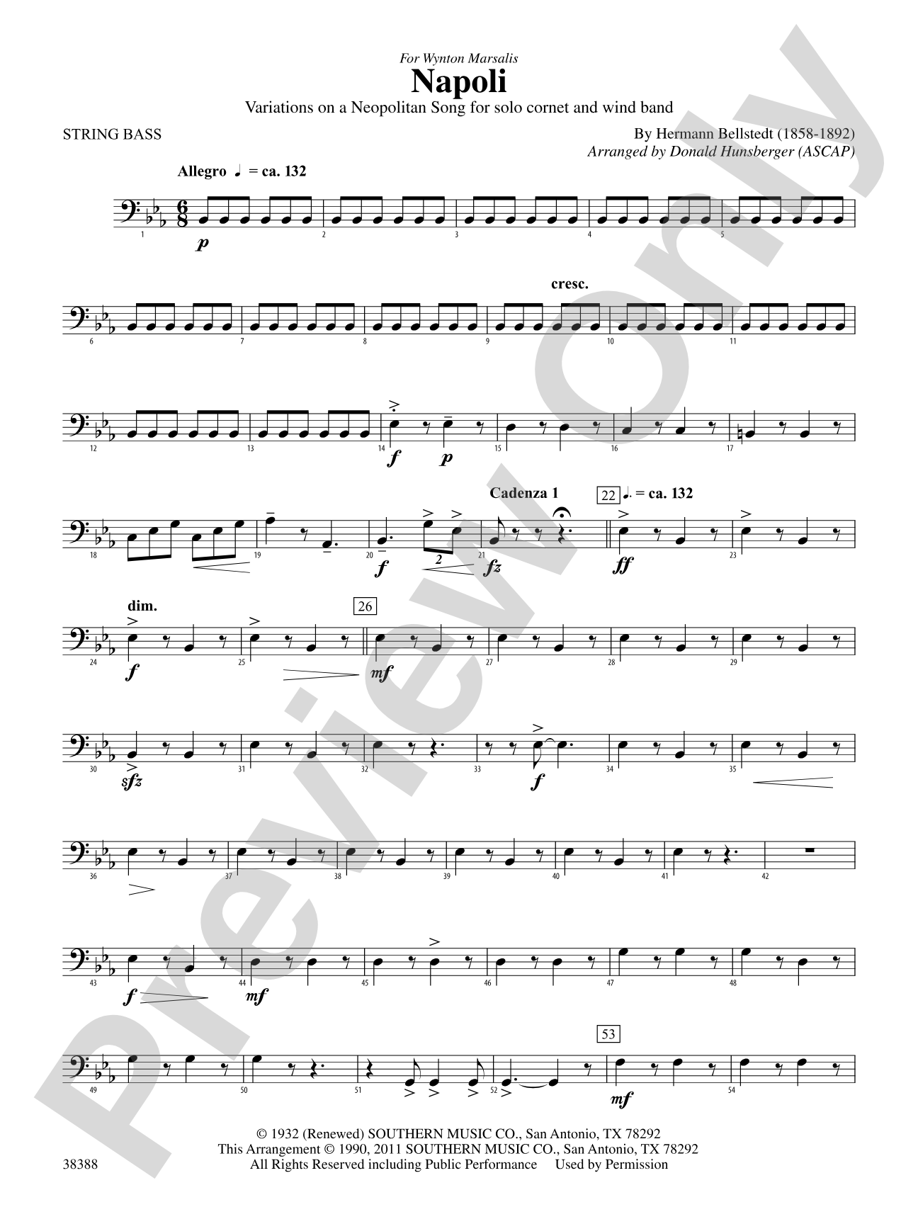 Napoli: String Bass