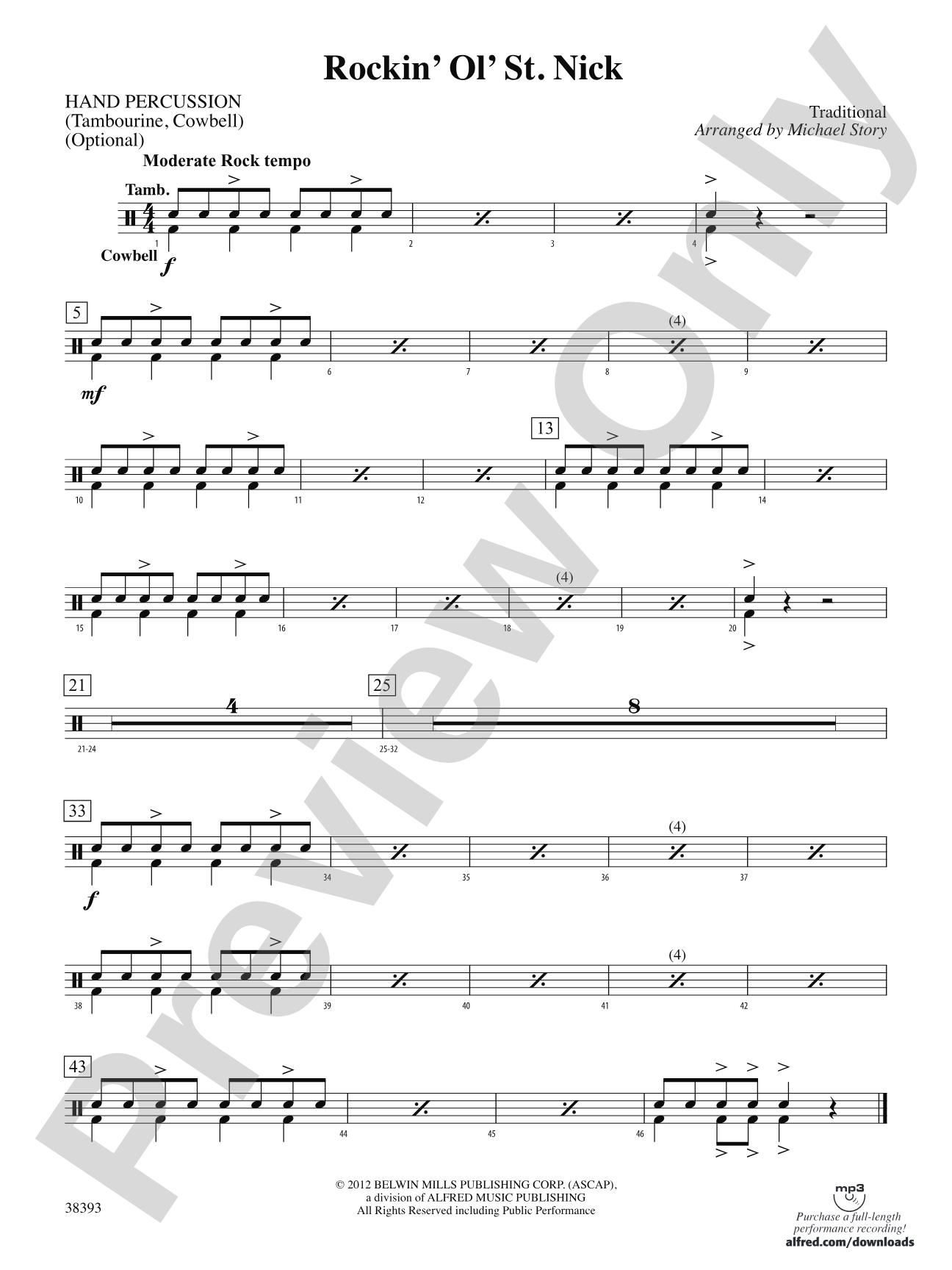 Rockin' Ol' St. Nick: 1st Percussion