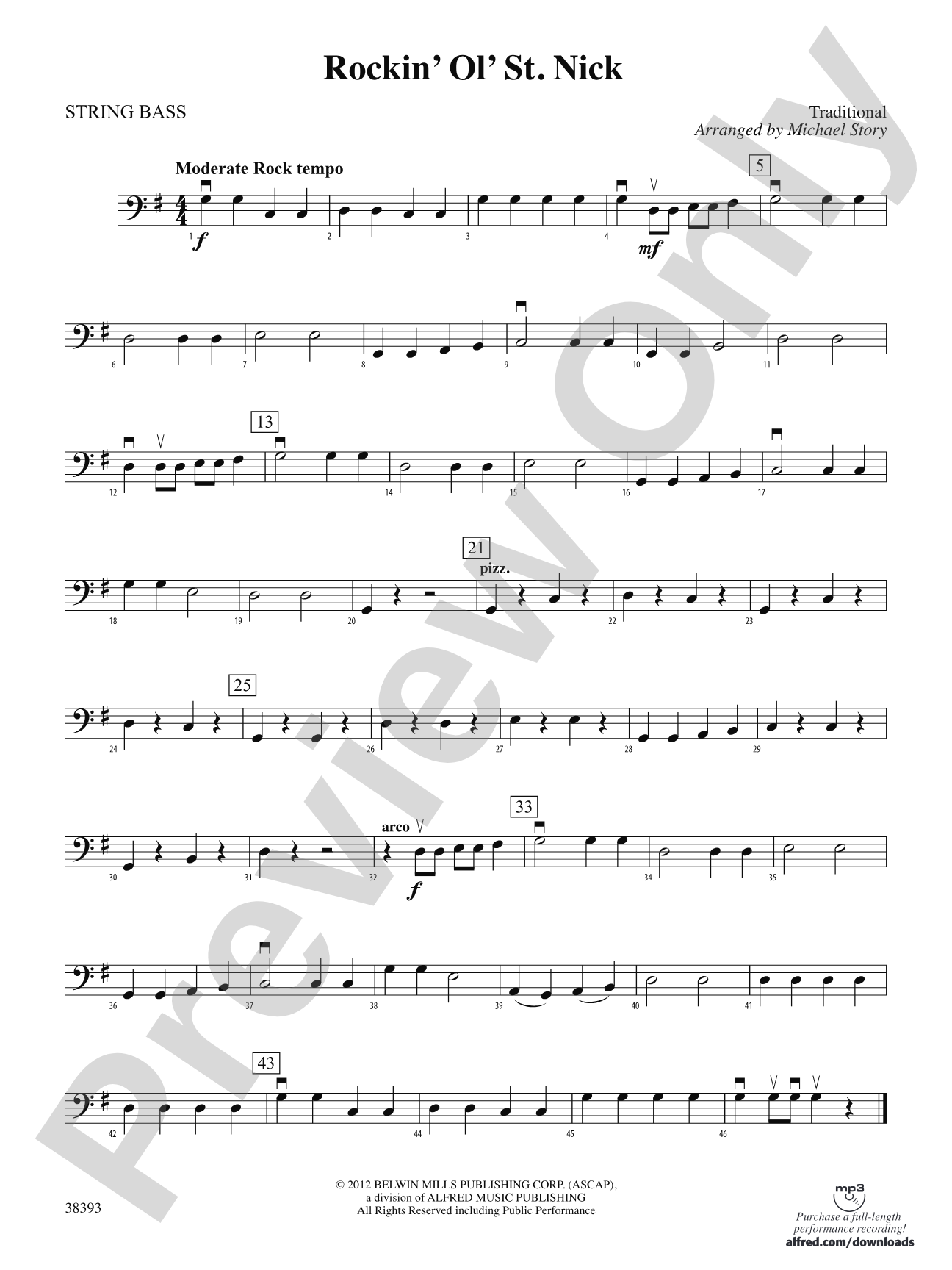 Rockin' Ol' St. Nick: String Bass