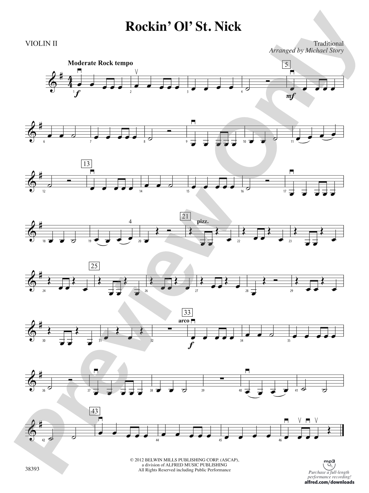Rockin' Ol' St. Nick: 2nd Violin
