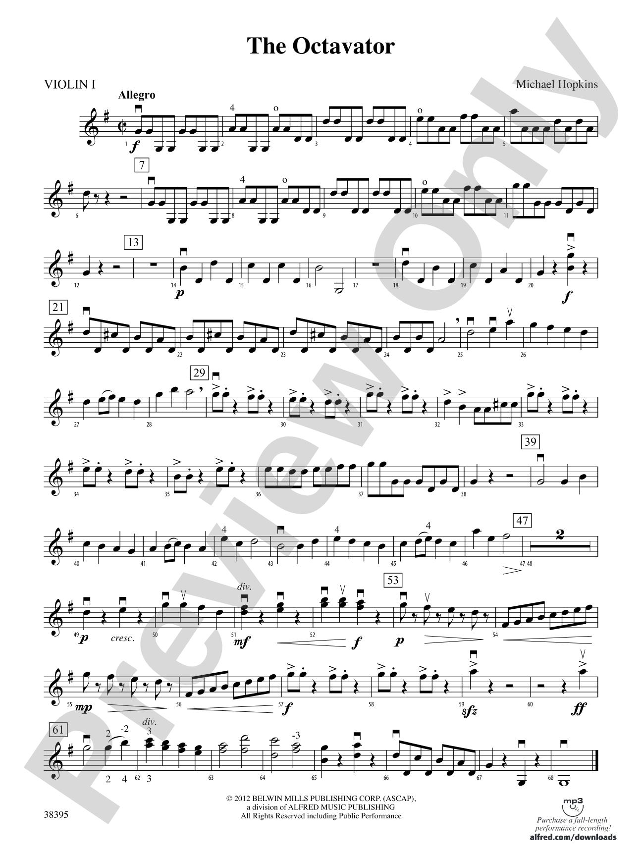 The Octavator: 1st Violin