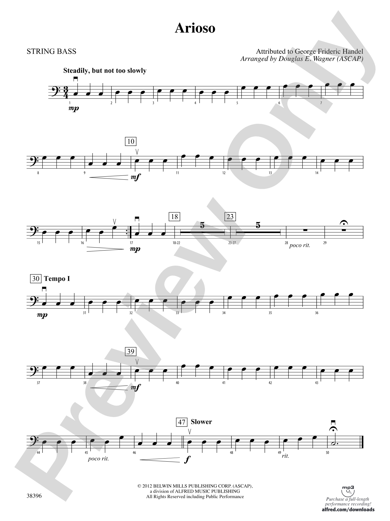 Arioso: String Bass