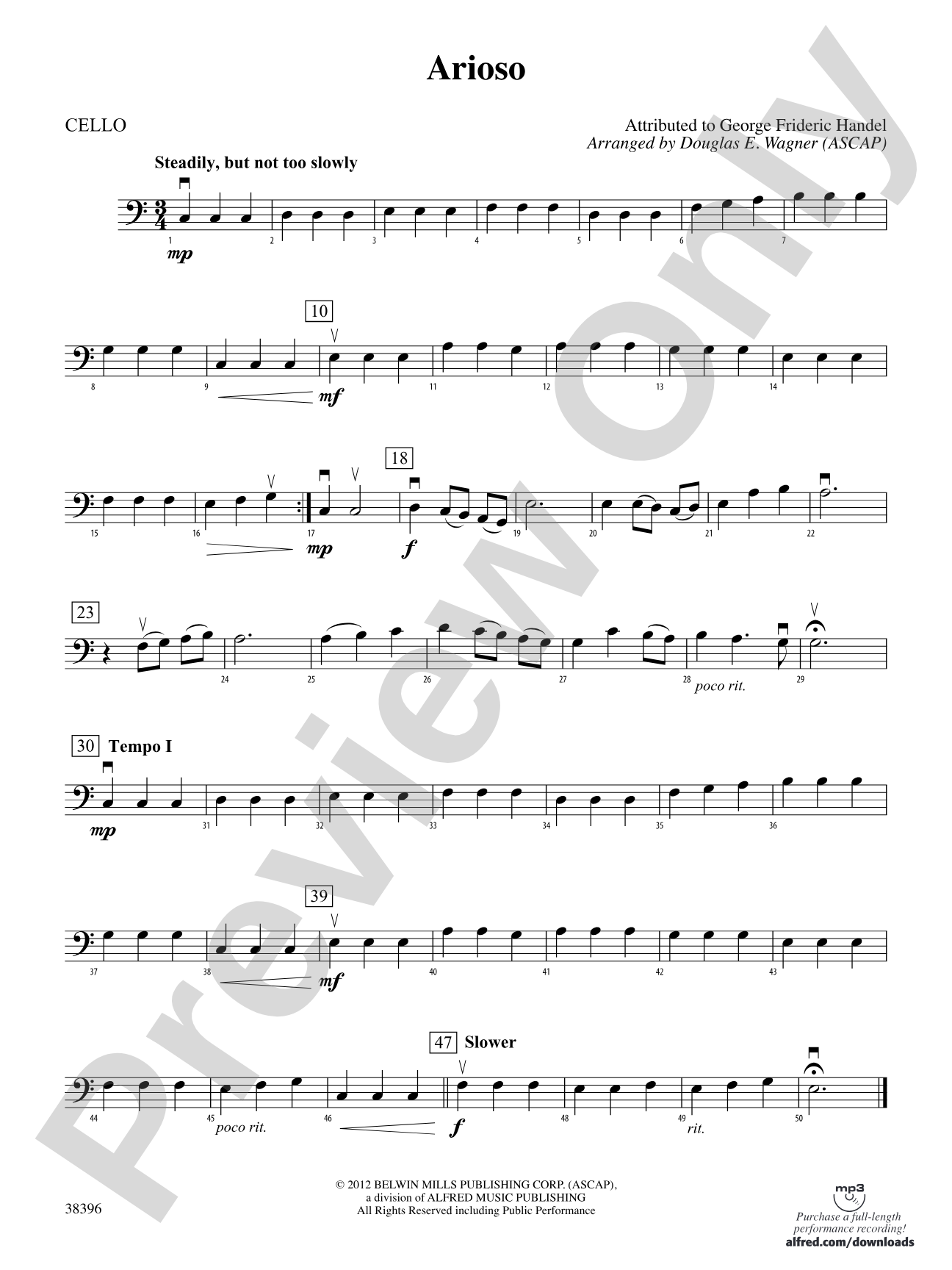 Arioso: Cello