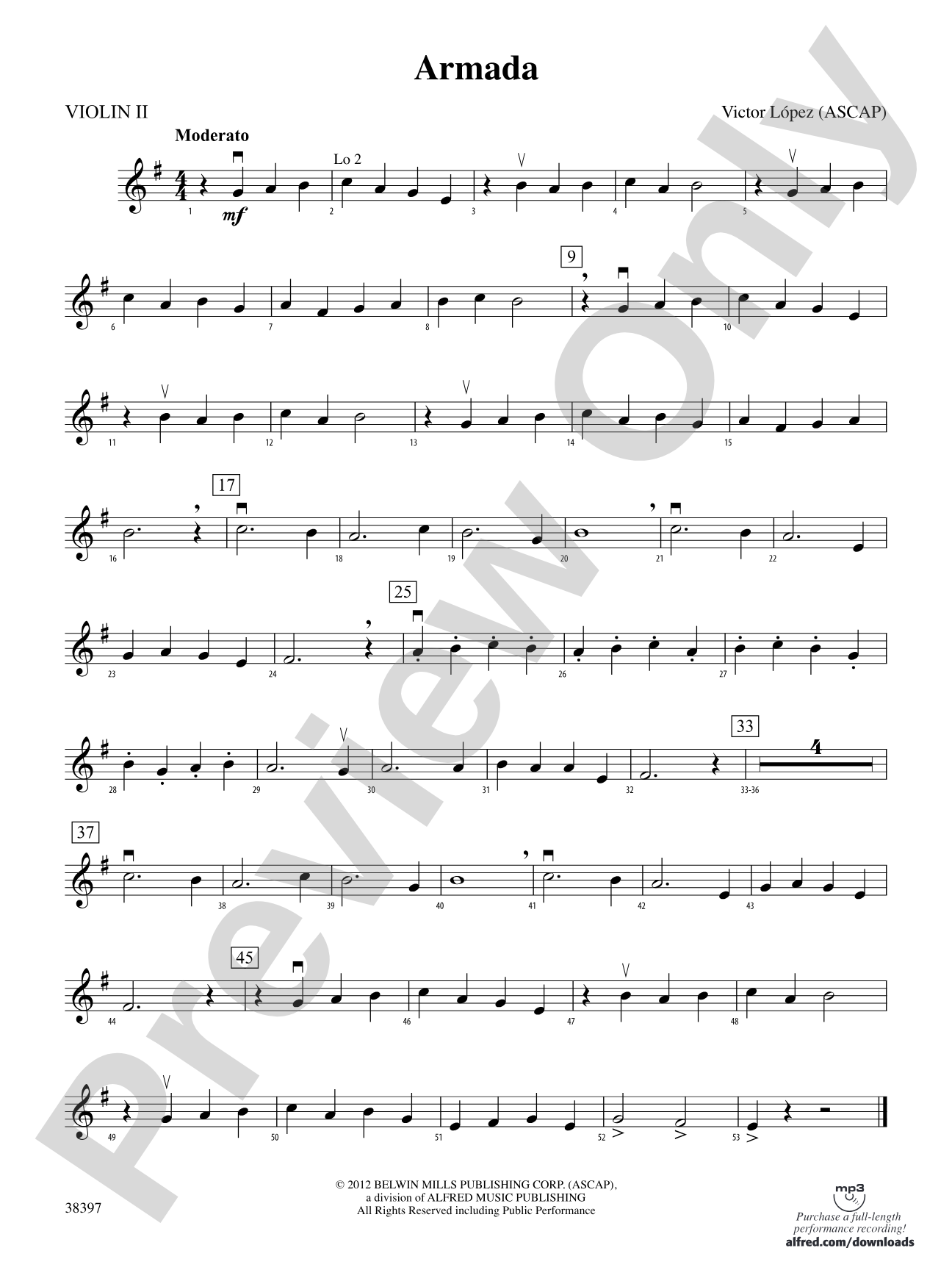Armada: 2nd Violin