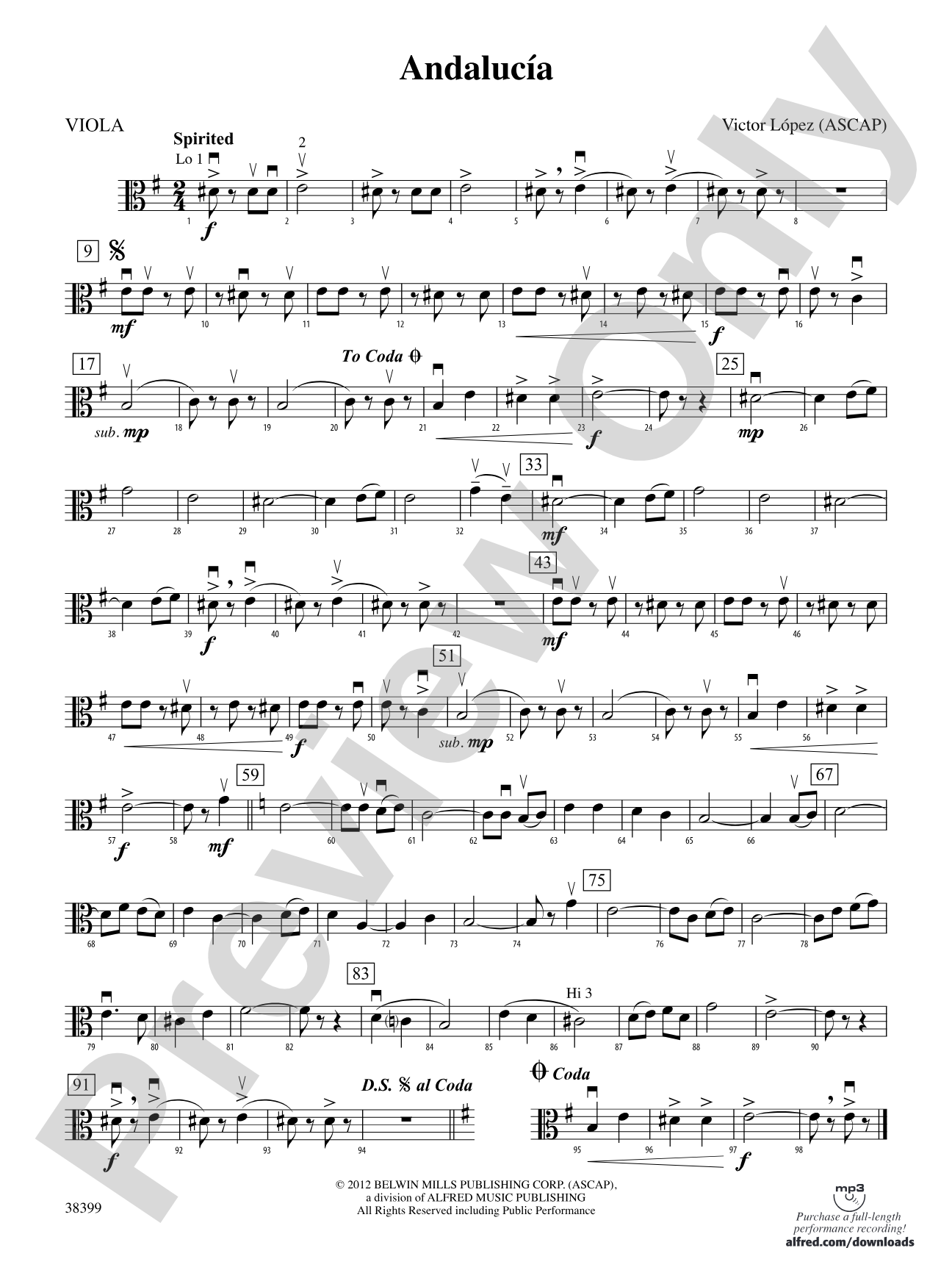 Andalucía: Viola