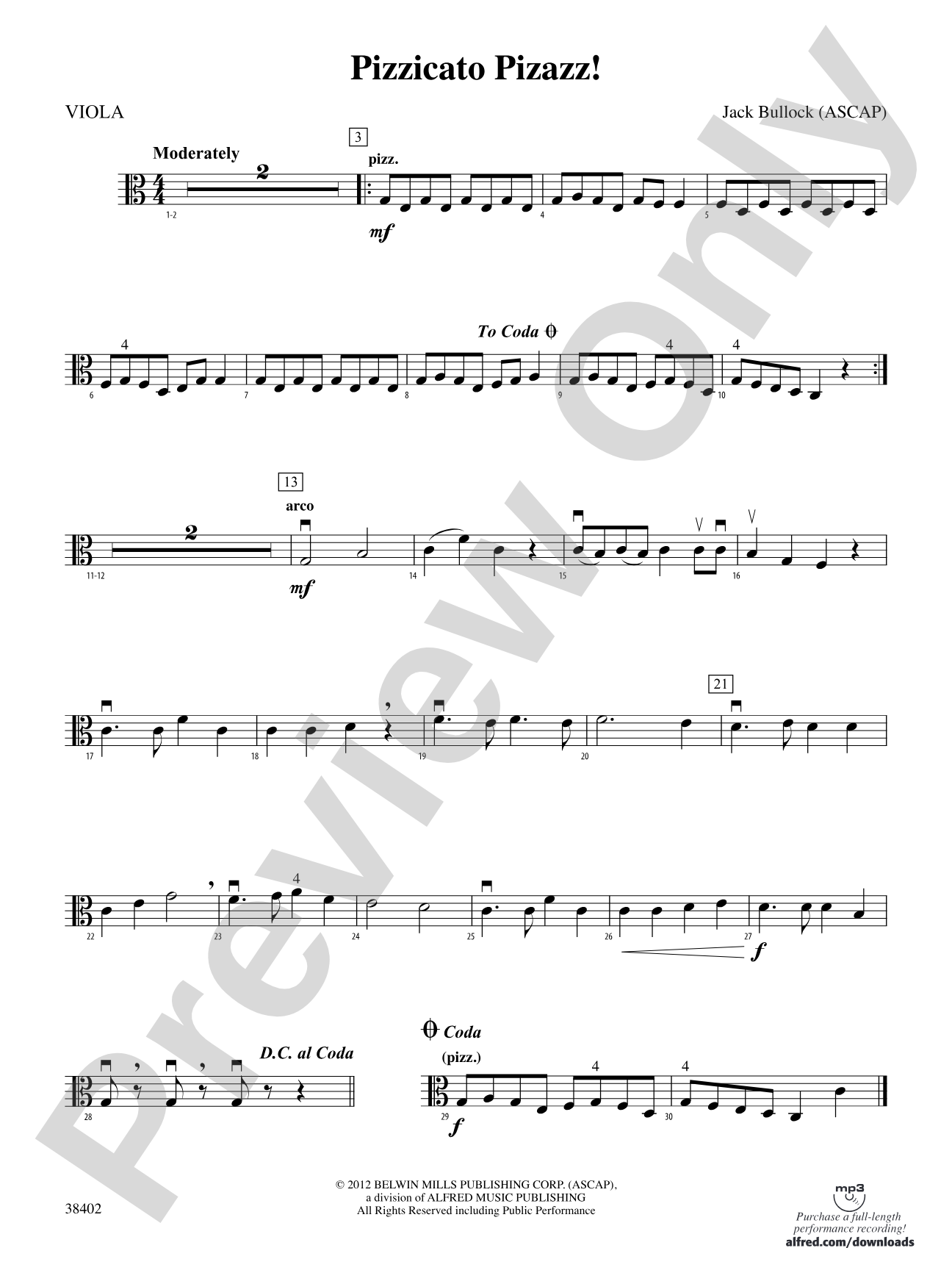 Pizzicato Pizazz!: Viola
