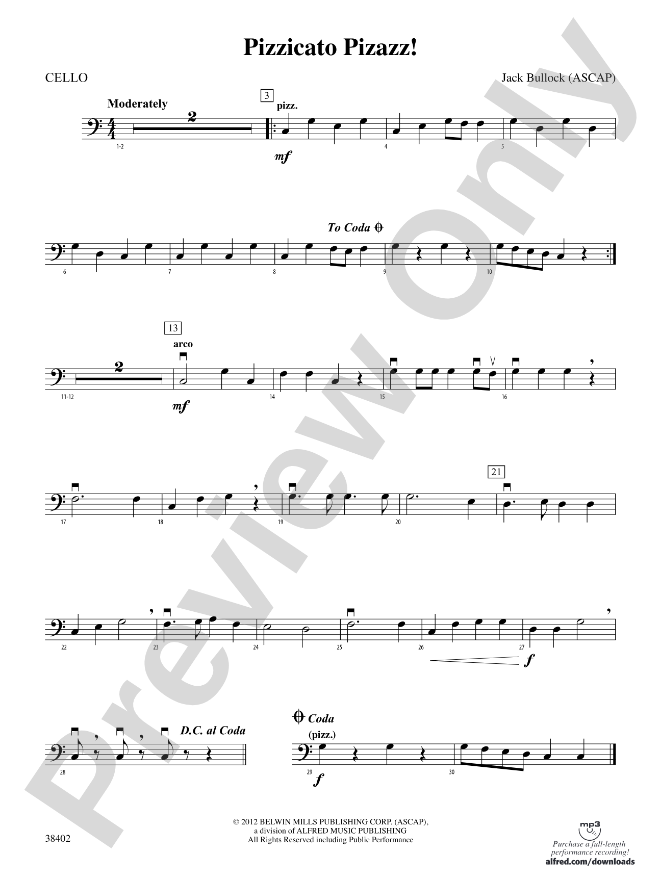 Pizzicato Pizazz!: Cello