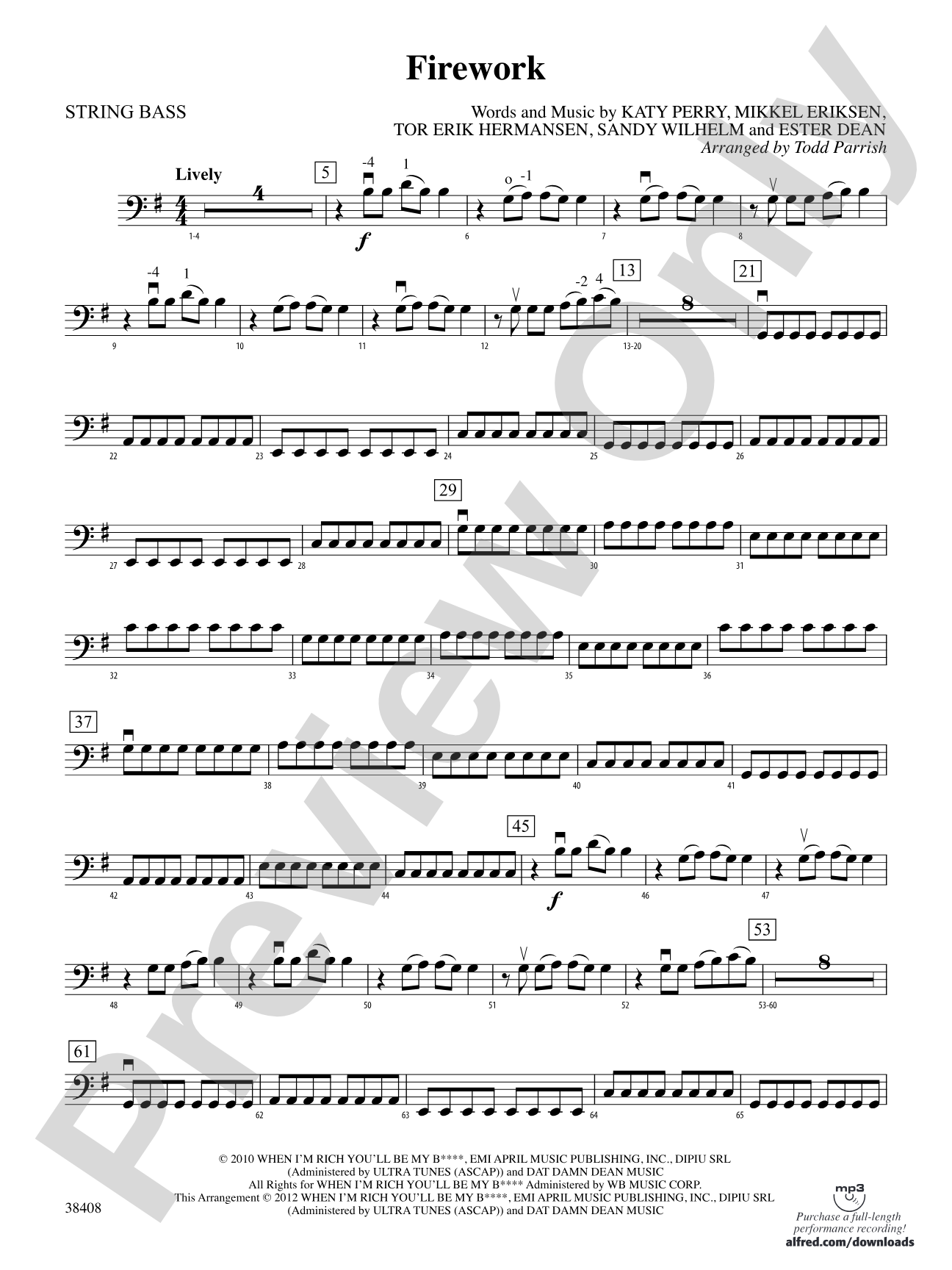 Firework: String Bass