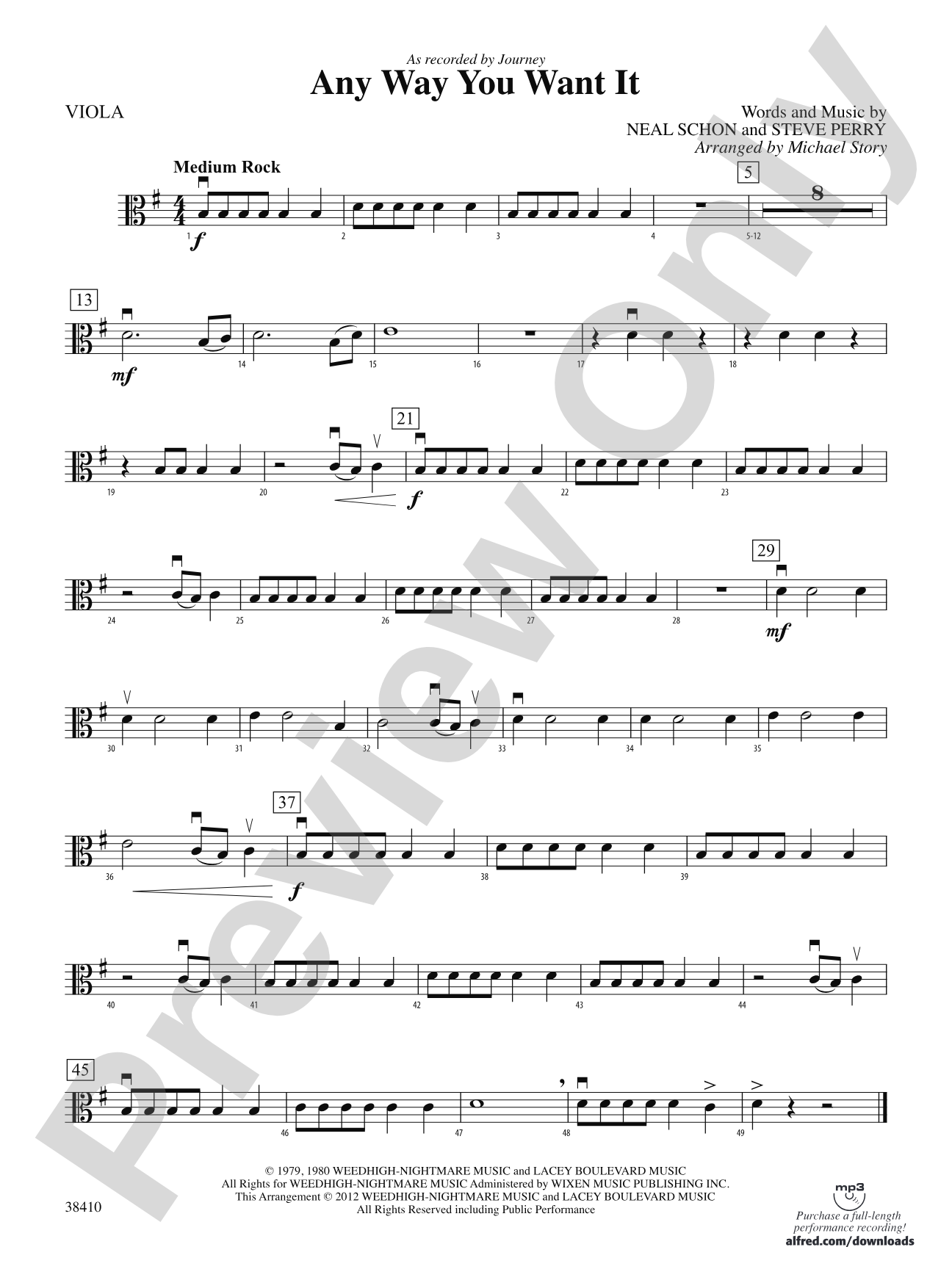 Any Way You Want It: Viola