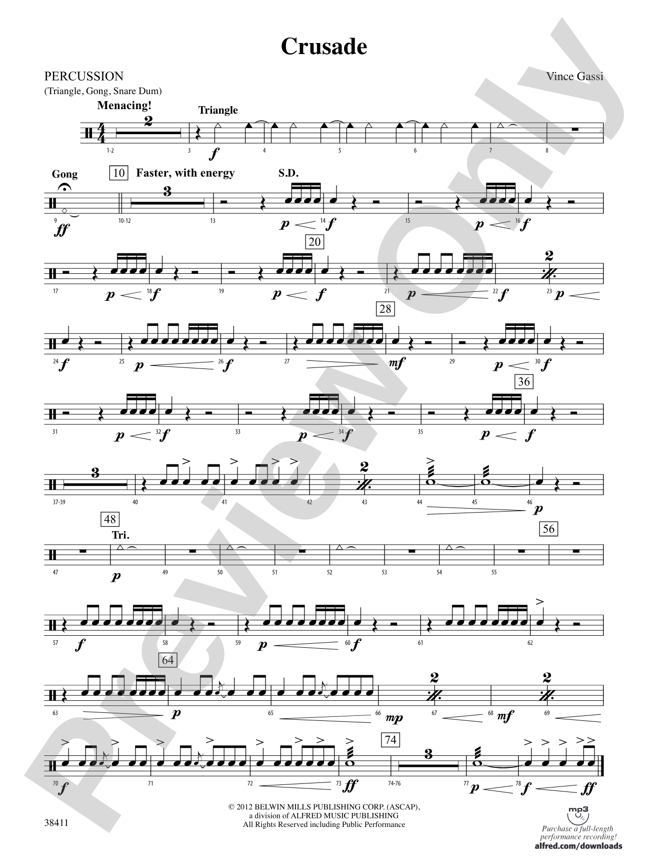 Crusade: 1st Percussion