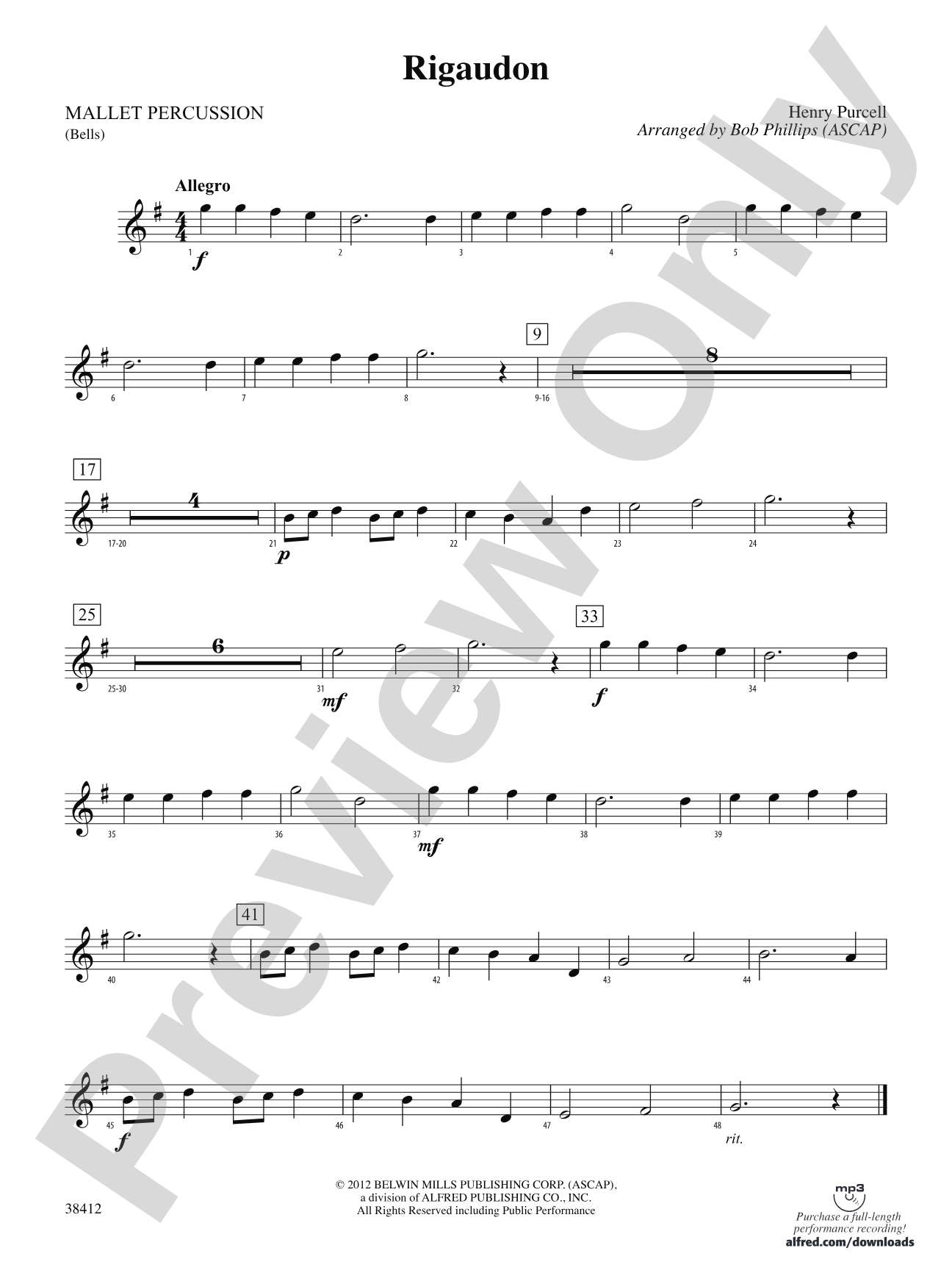 Rigaudon: Mallets