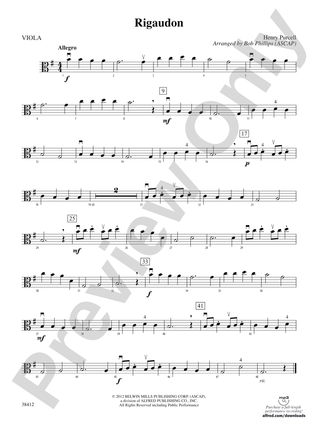 Rigaudon: Viola