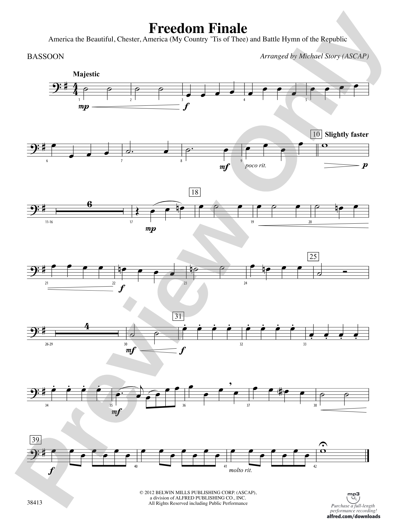 Freedom Finale: Bassoon