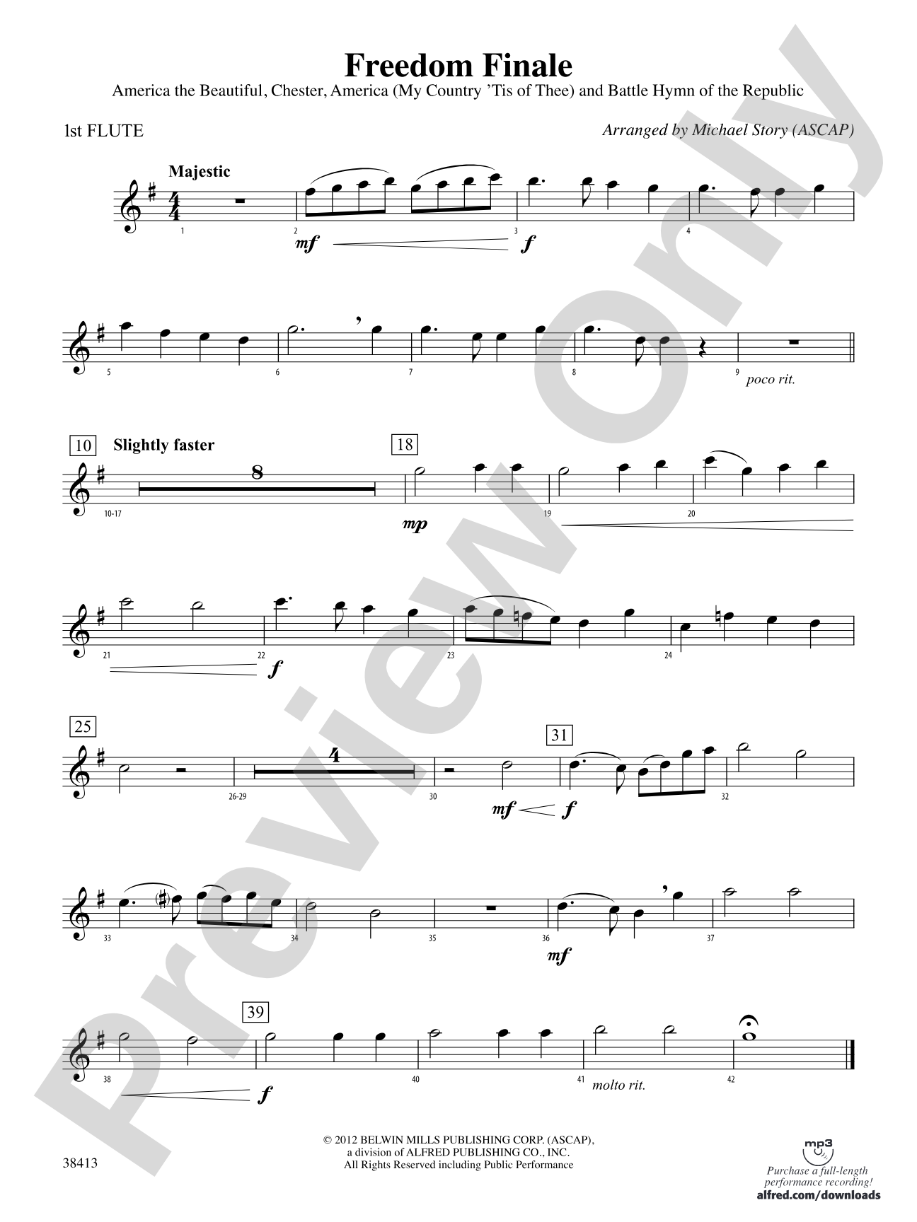 Freedom Finale: Flute