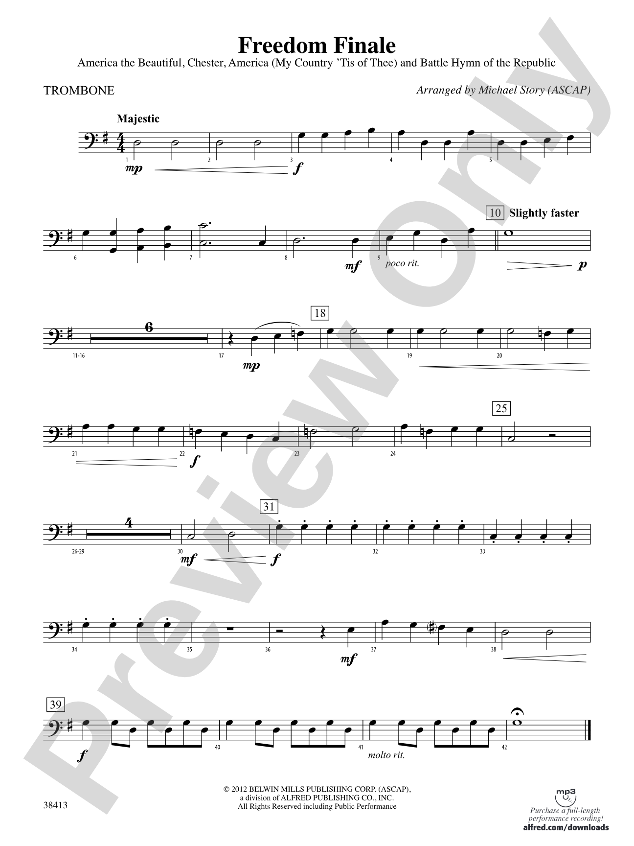 Freedom Finale: 1st Trombone