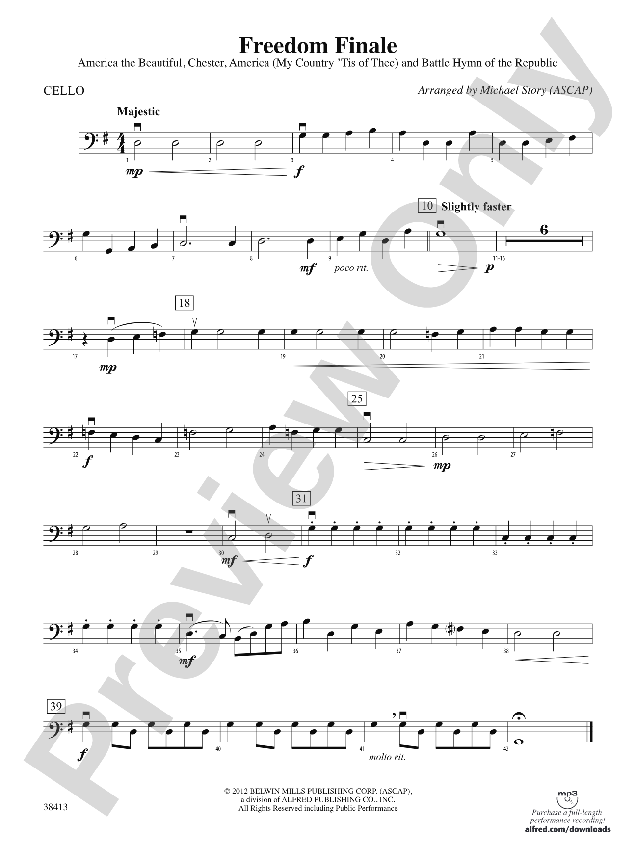 Freedom Finale: Cello