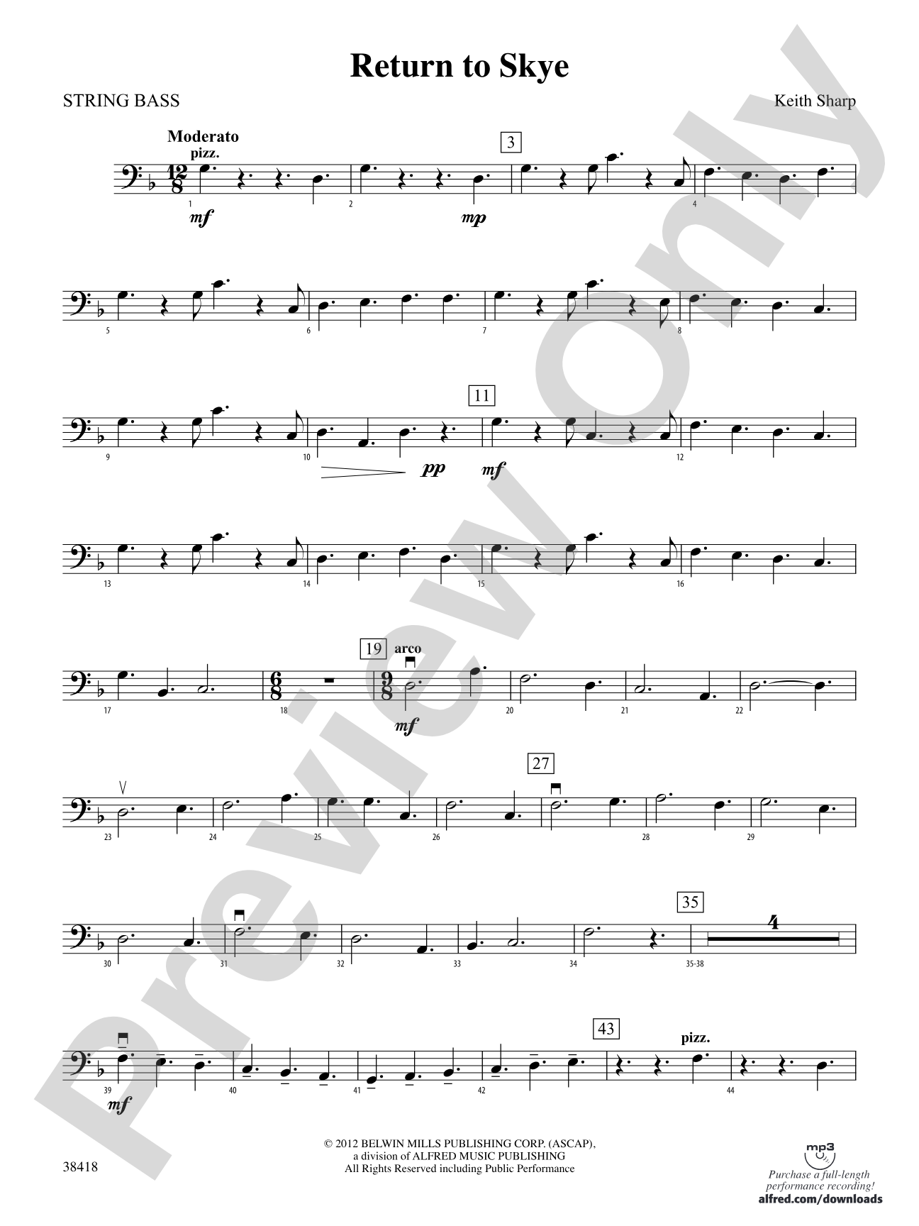 Return to Skye: String Bass