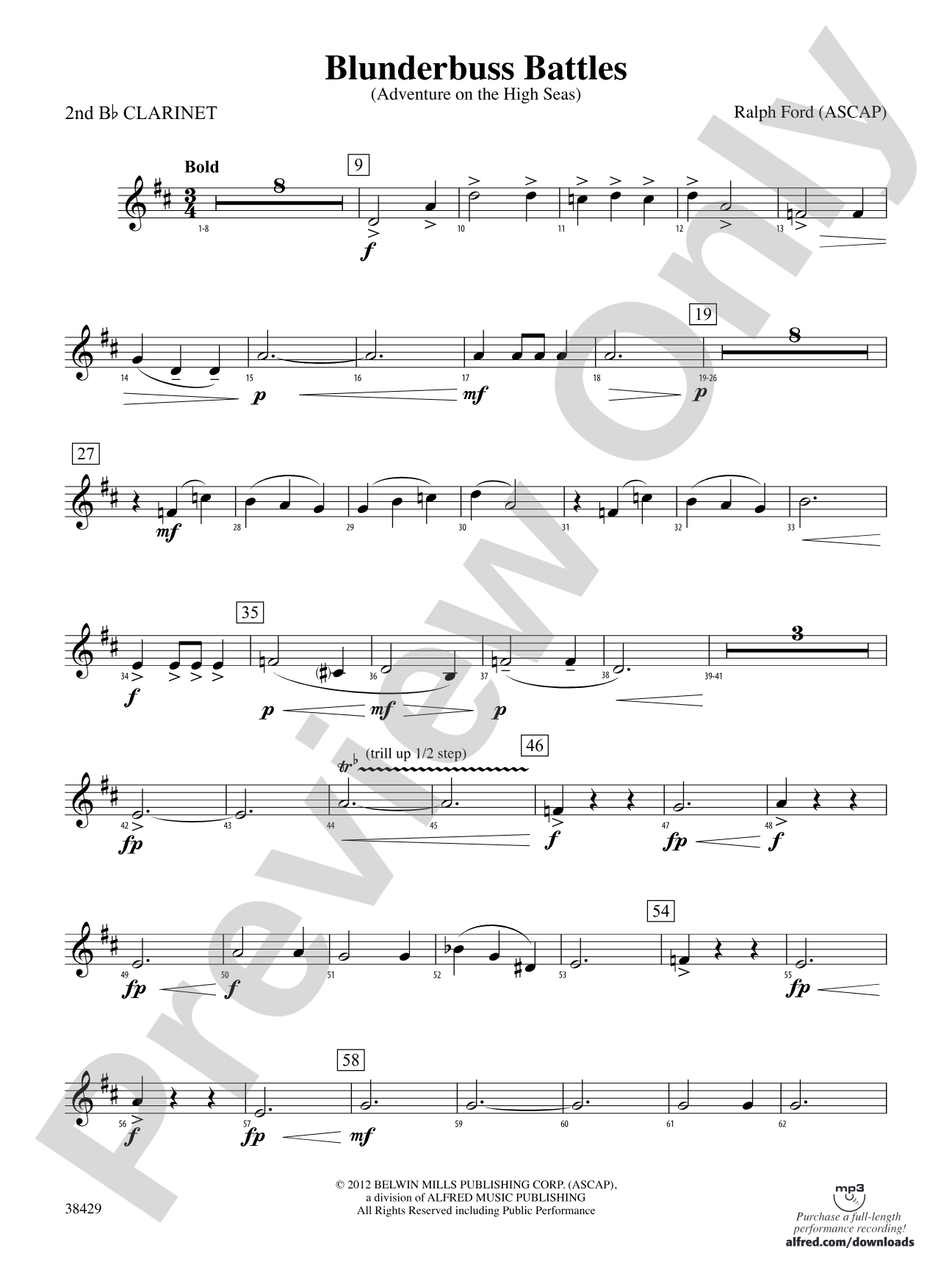 Blunderbuss Battles: 2nd B-flat Clarinet