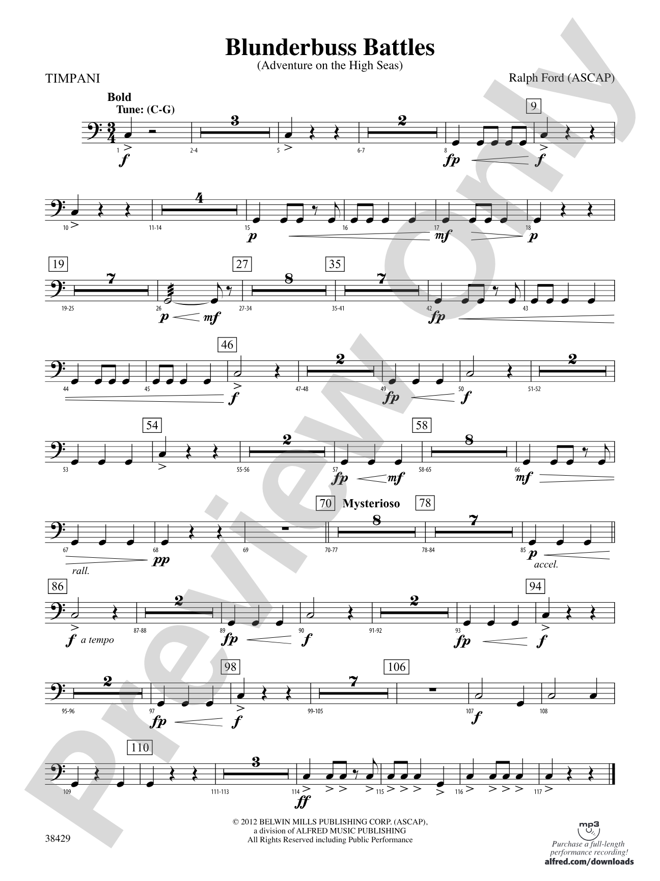 Blunderbuss Battles: Timpani