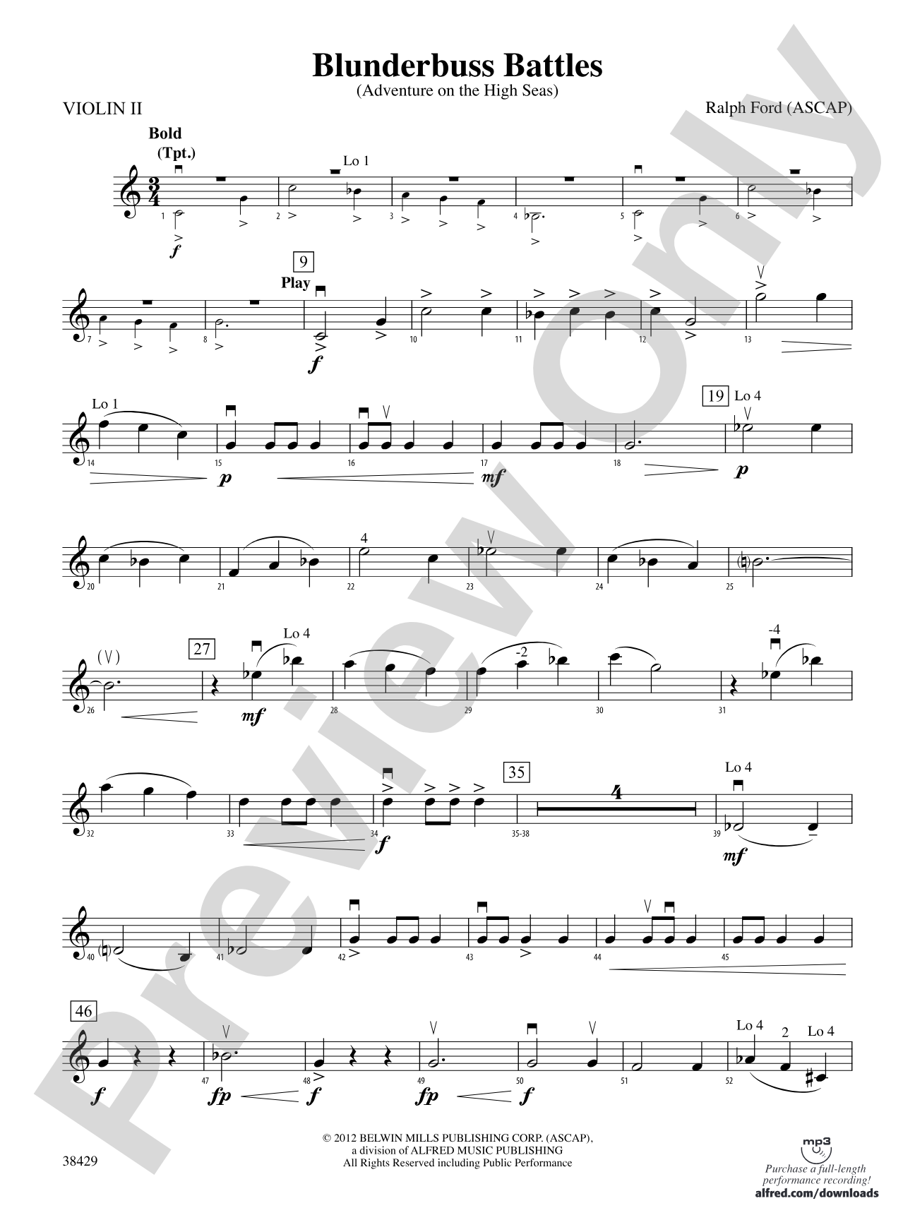 Blunderbuss Battles: 2nd Violin