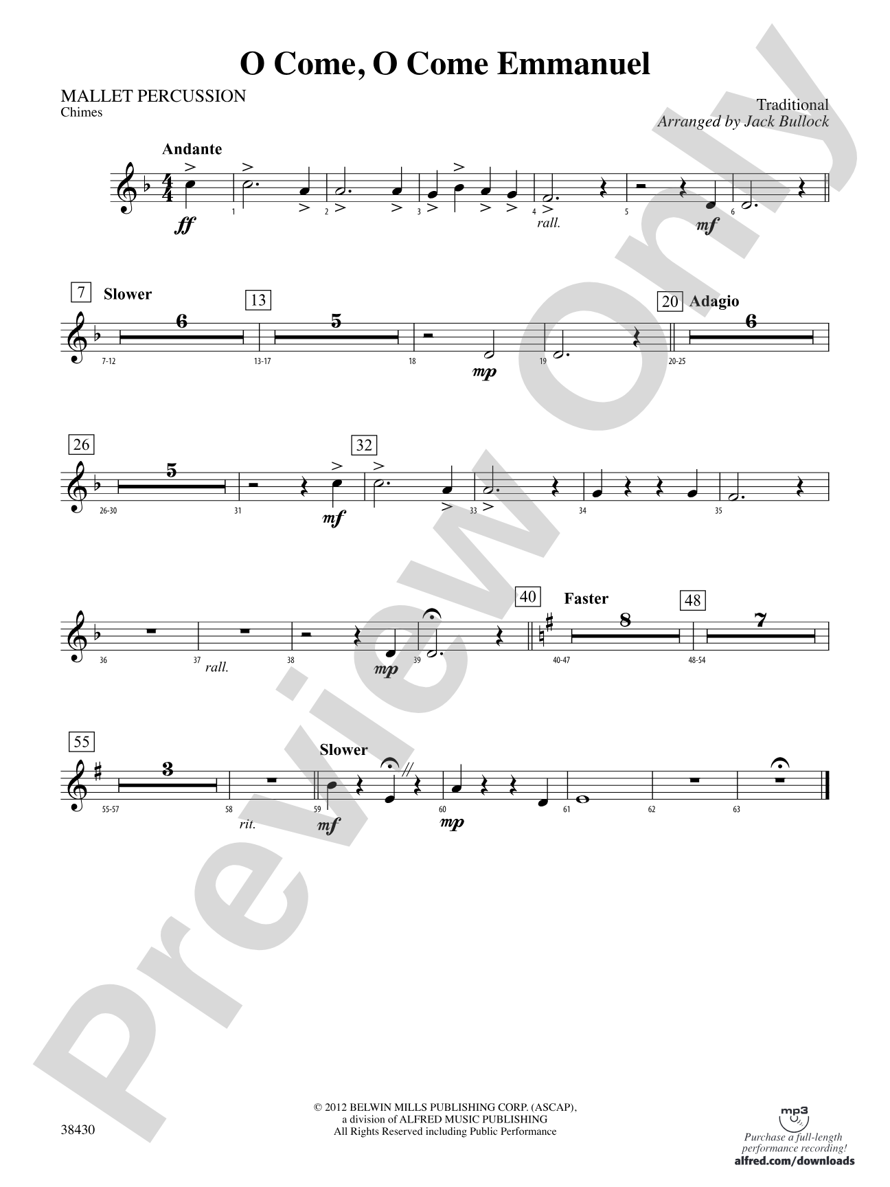 O Come, O Come Emmanuel: Mallets