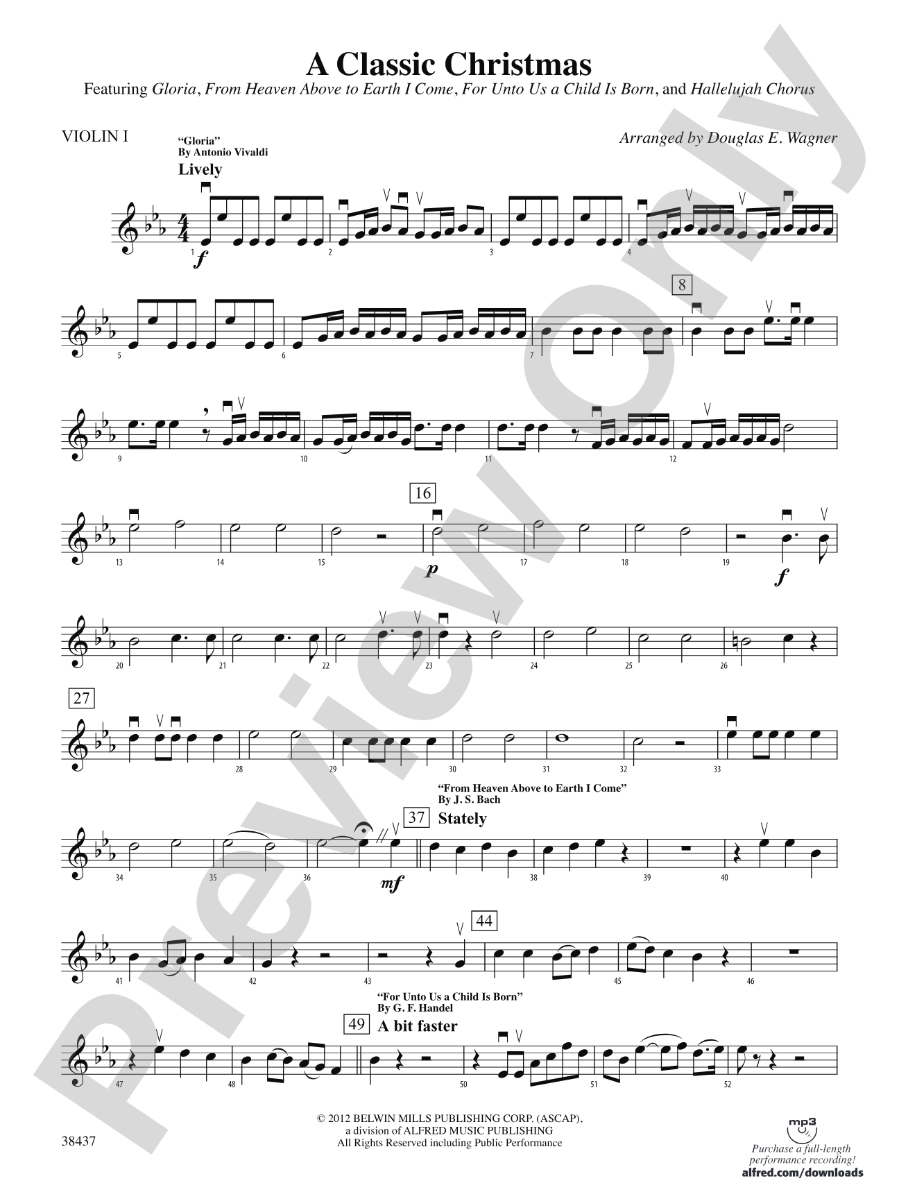 A Classic Christmas: 1st Violin