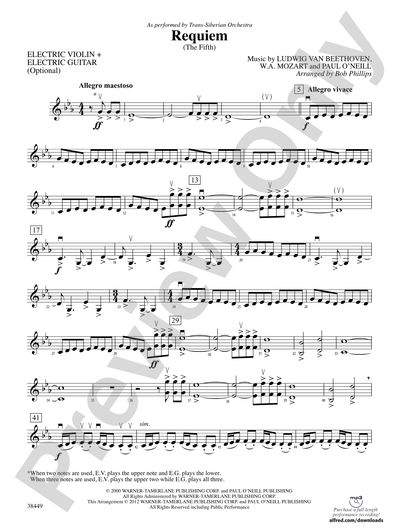 Requiem (The Fifth): EVN