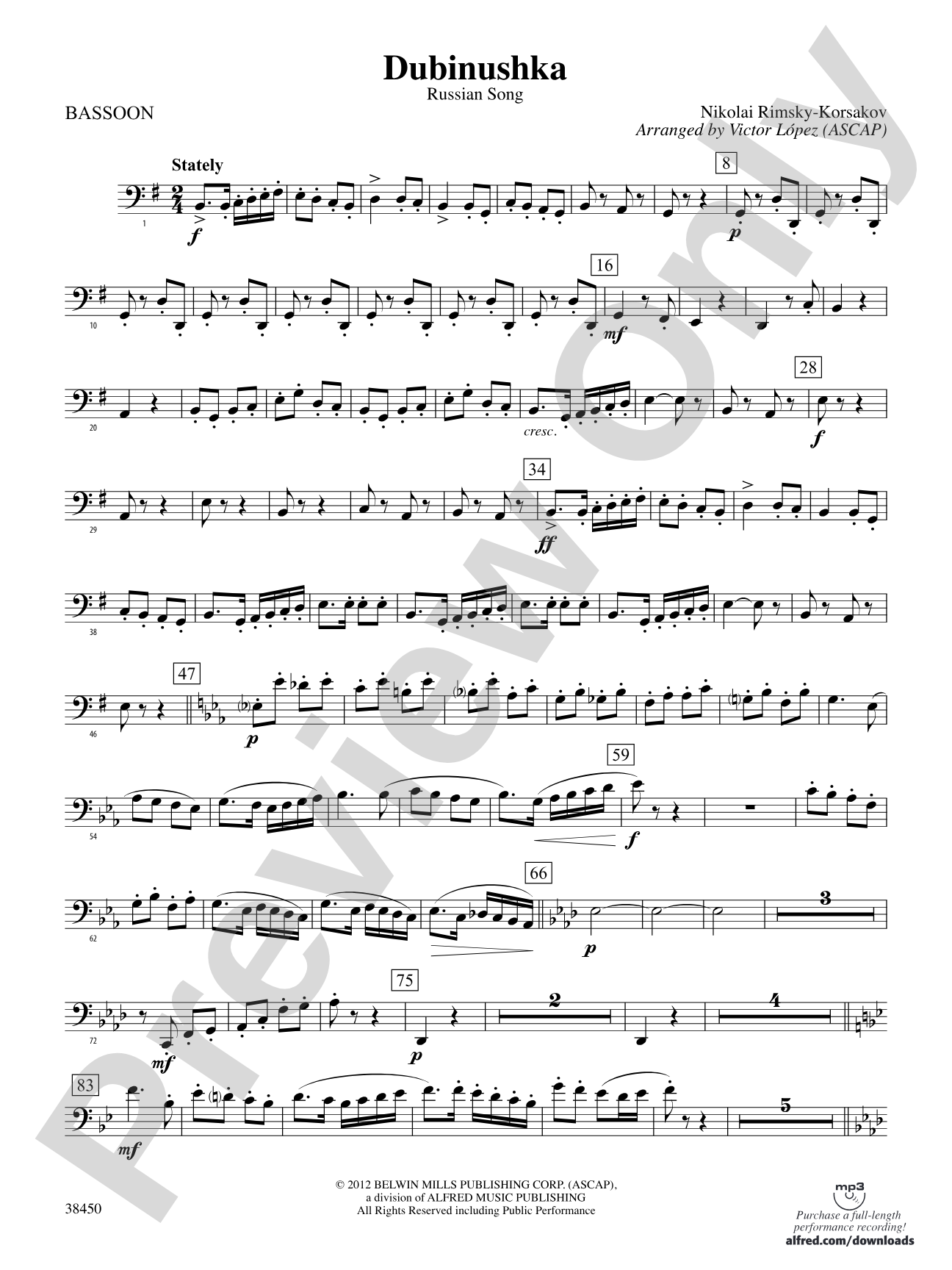 Dubinushka: Bassoon