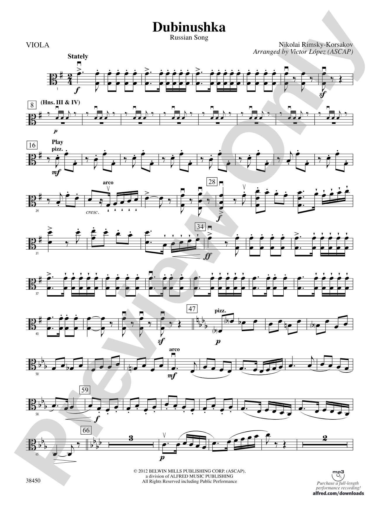 Dubinushka: Viola