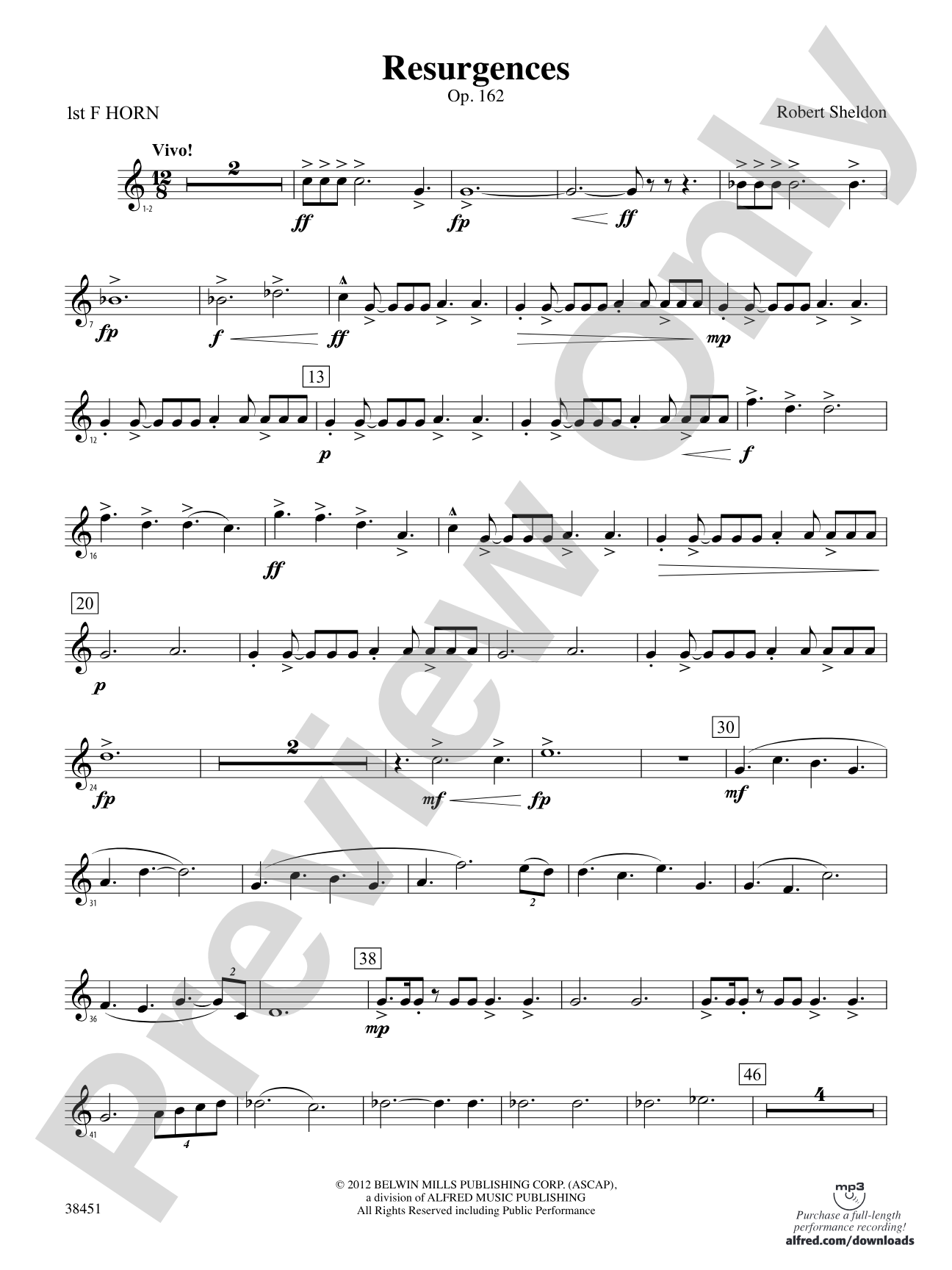 Resurgences: 1st F Horn
