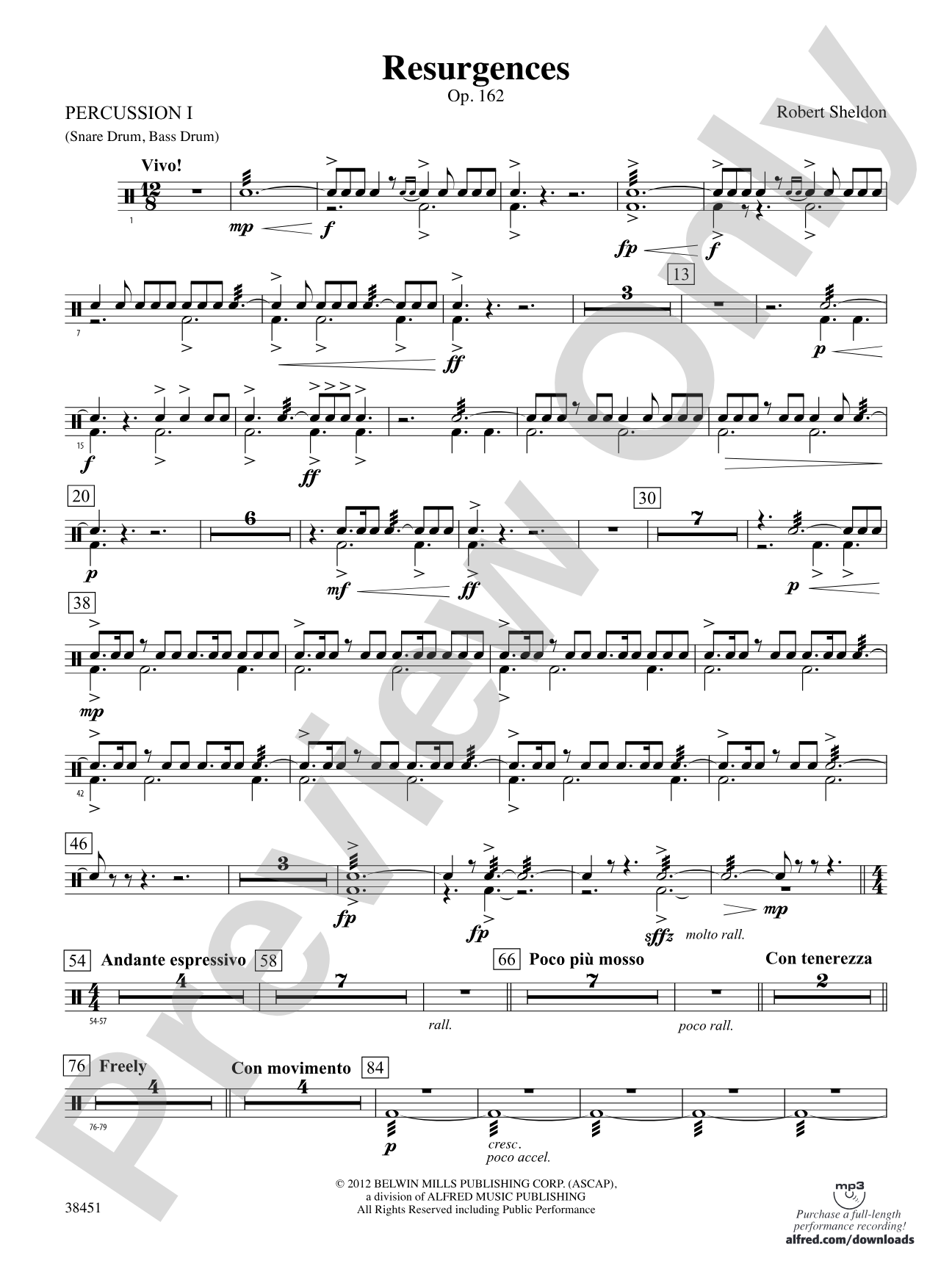 Resurgences: 1st Percussion