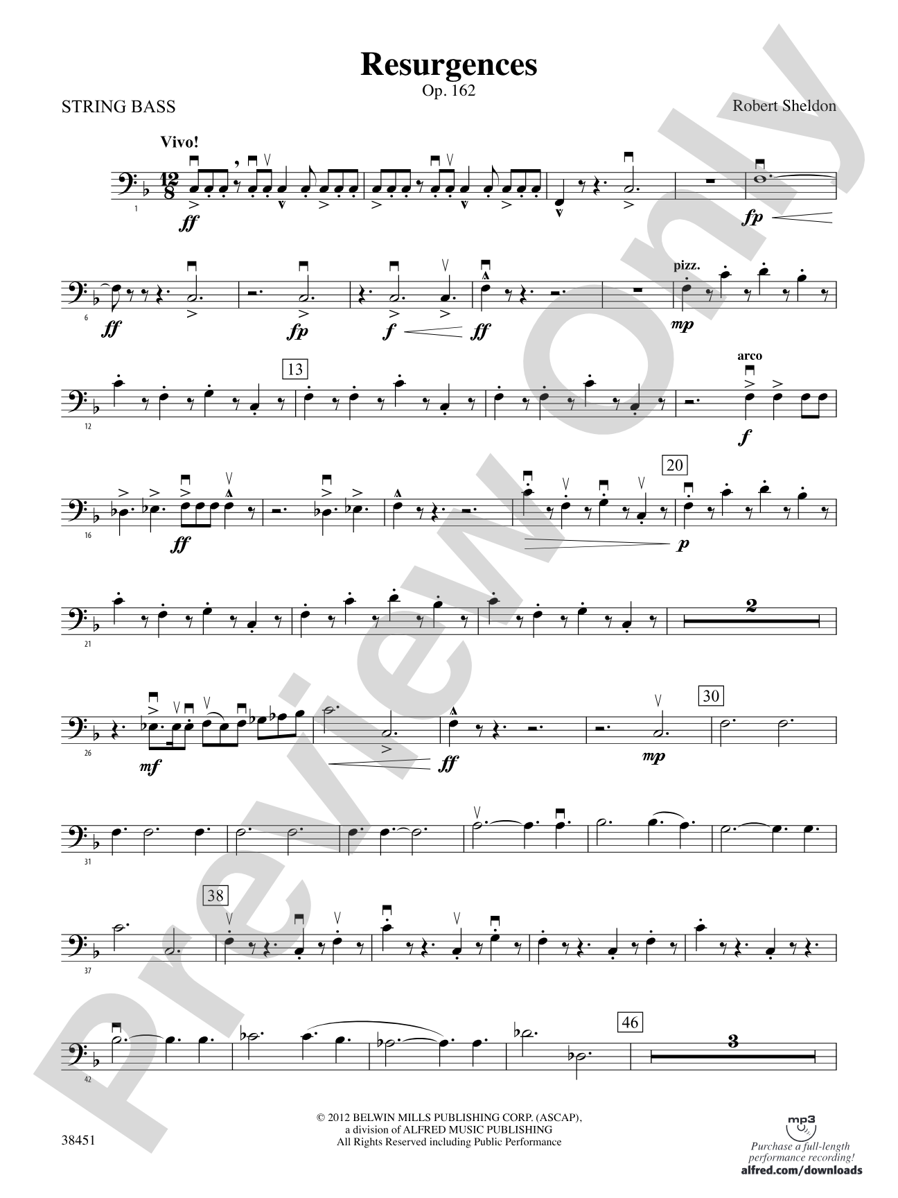 Resurgences: String Bass