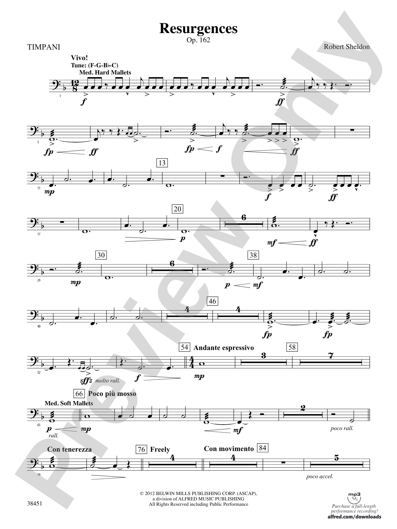 Resurgences: Timpani