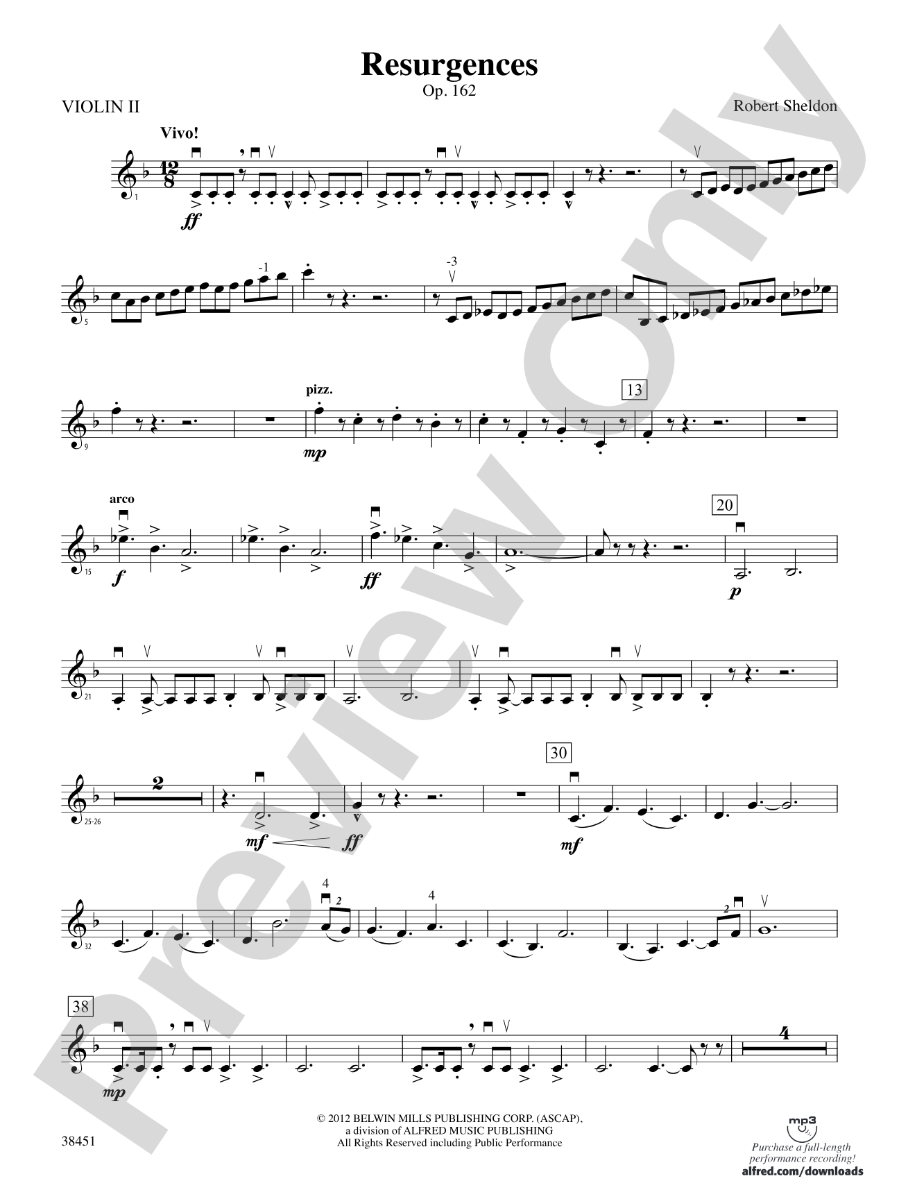 Resurgences: 2nd Violin