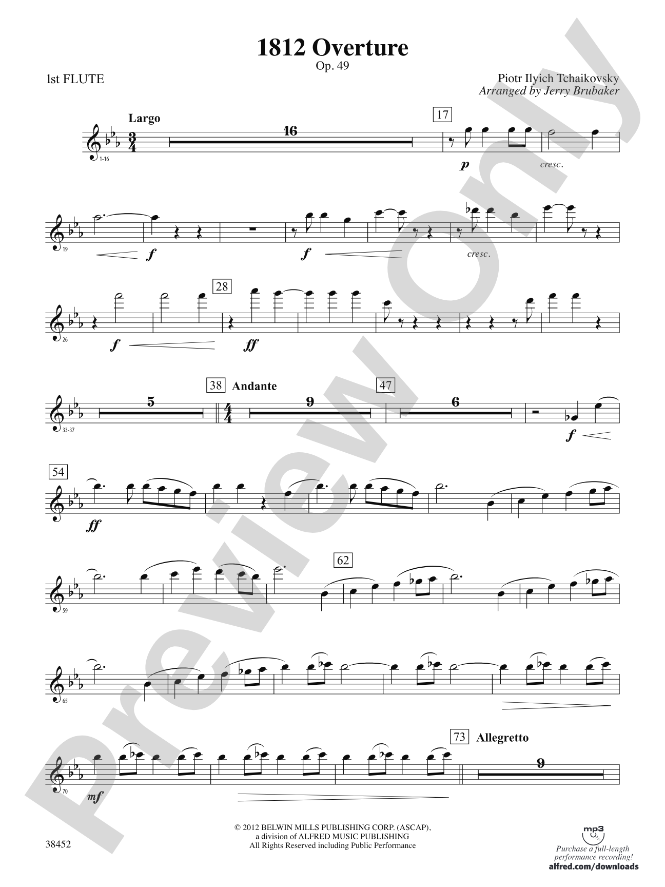 1812 Overture: Flute